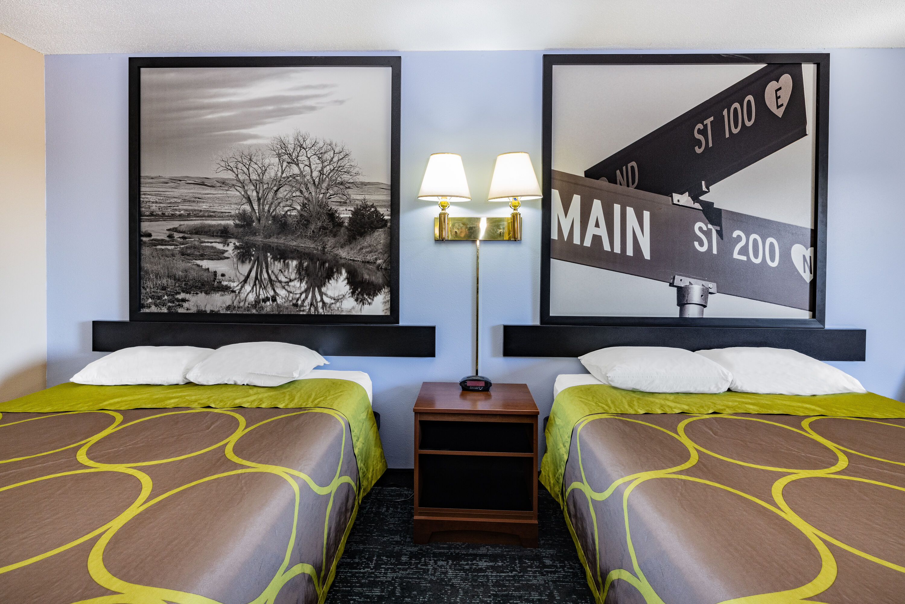 Guest room at the Super 8 by Wyndham Valentine NE in Valentine, Nebraska