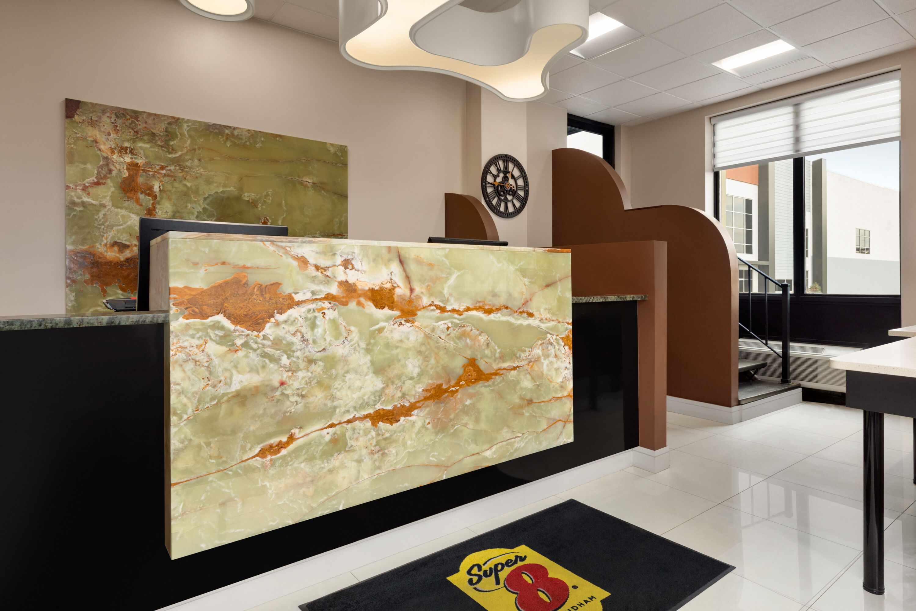 Super 8 by Wyndham Meadowlands reception in Carlstadt, New Jersey