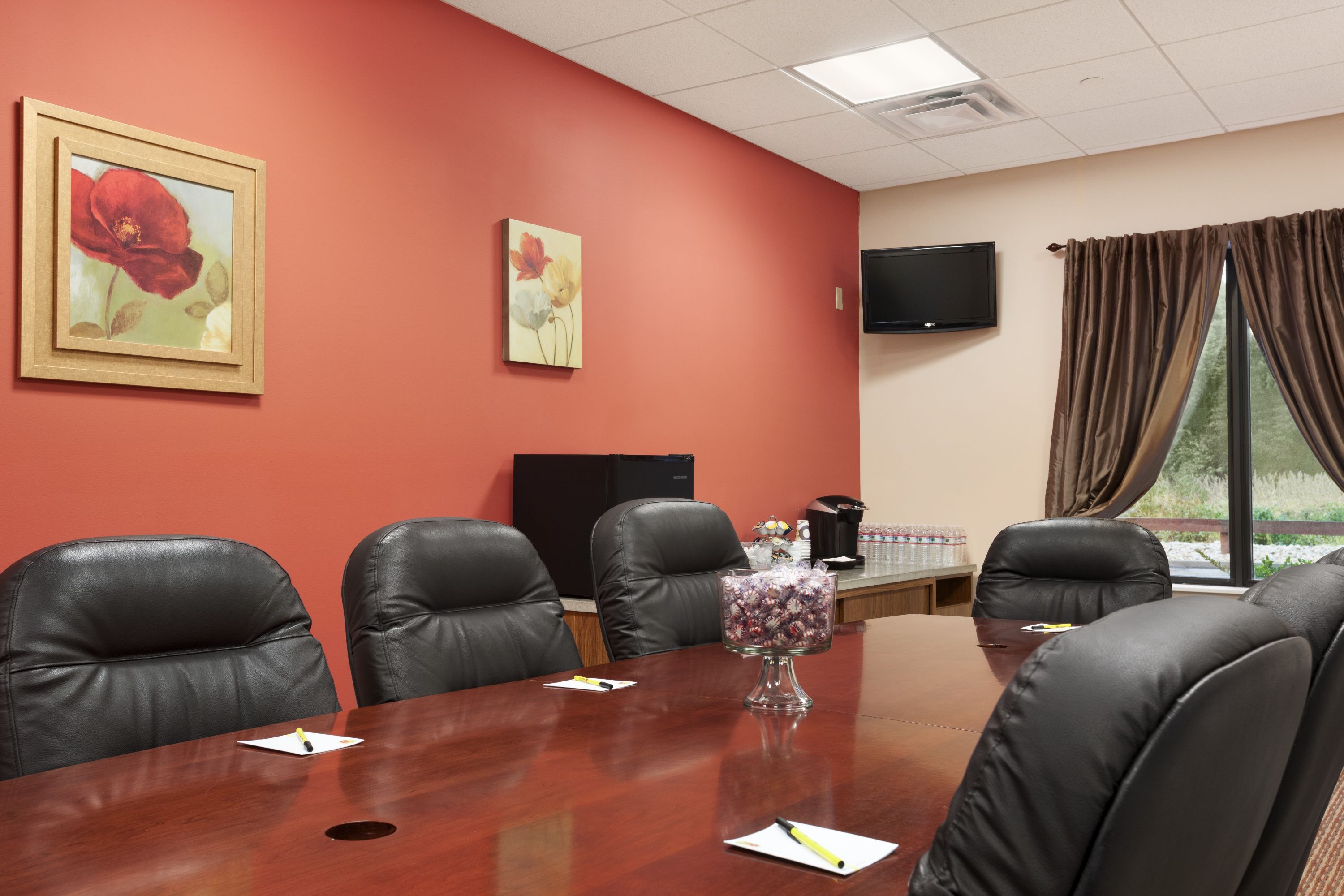 Meeting room at Super 8 by Wyndham Pennsville/Wilmington in Pennsville, New Jersey