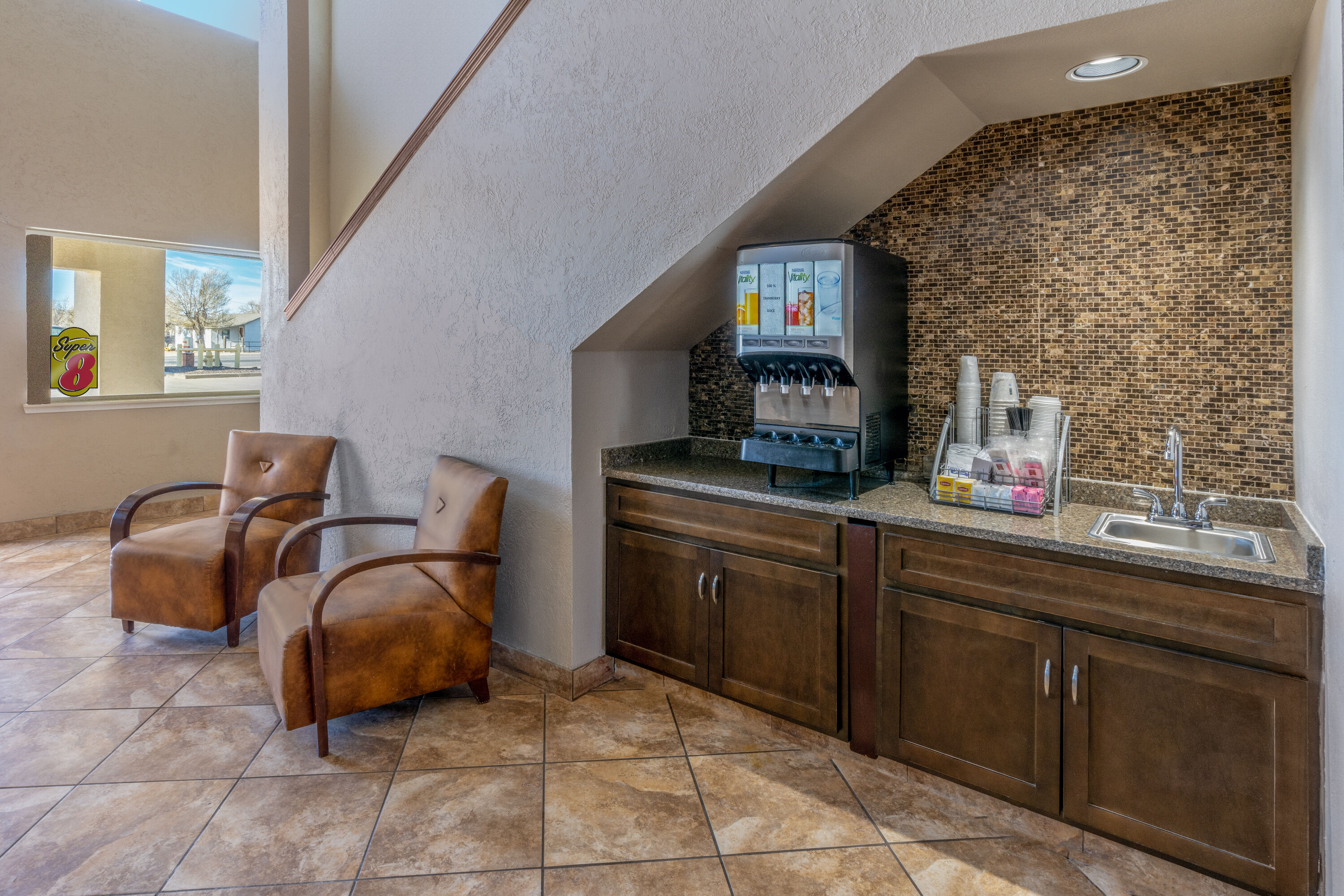 Super 8 by Wyndham Clayton lobby feature in Clayton, New Mexico