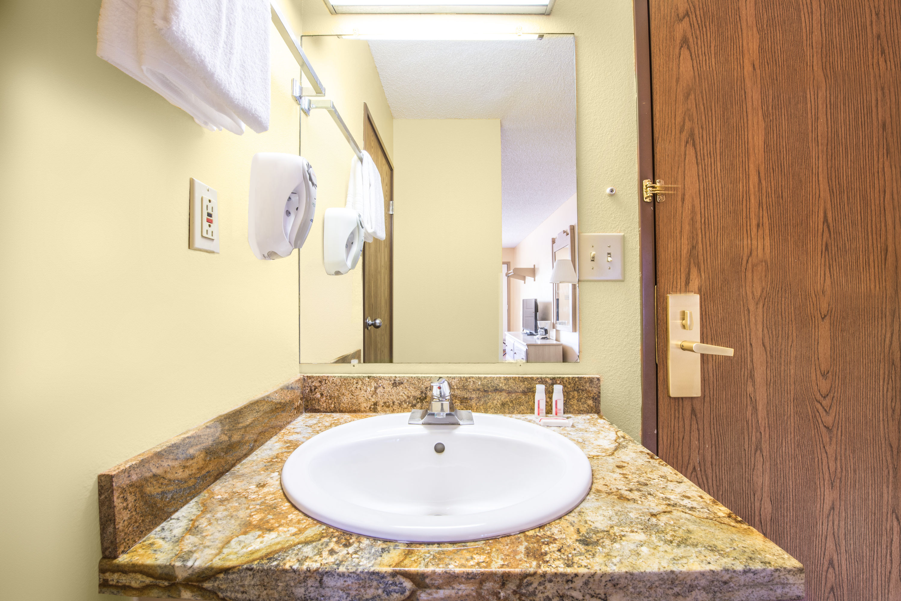 Guest room at the Super 8 by Wyndham Grants in Grants, New Mexico