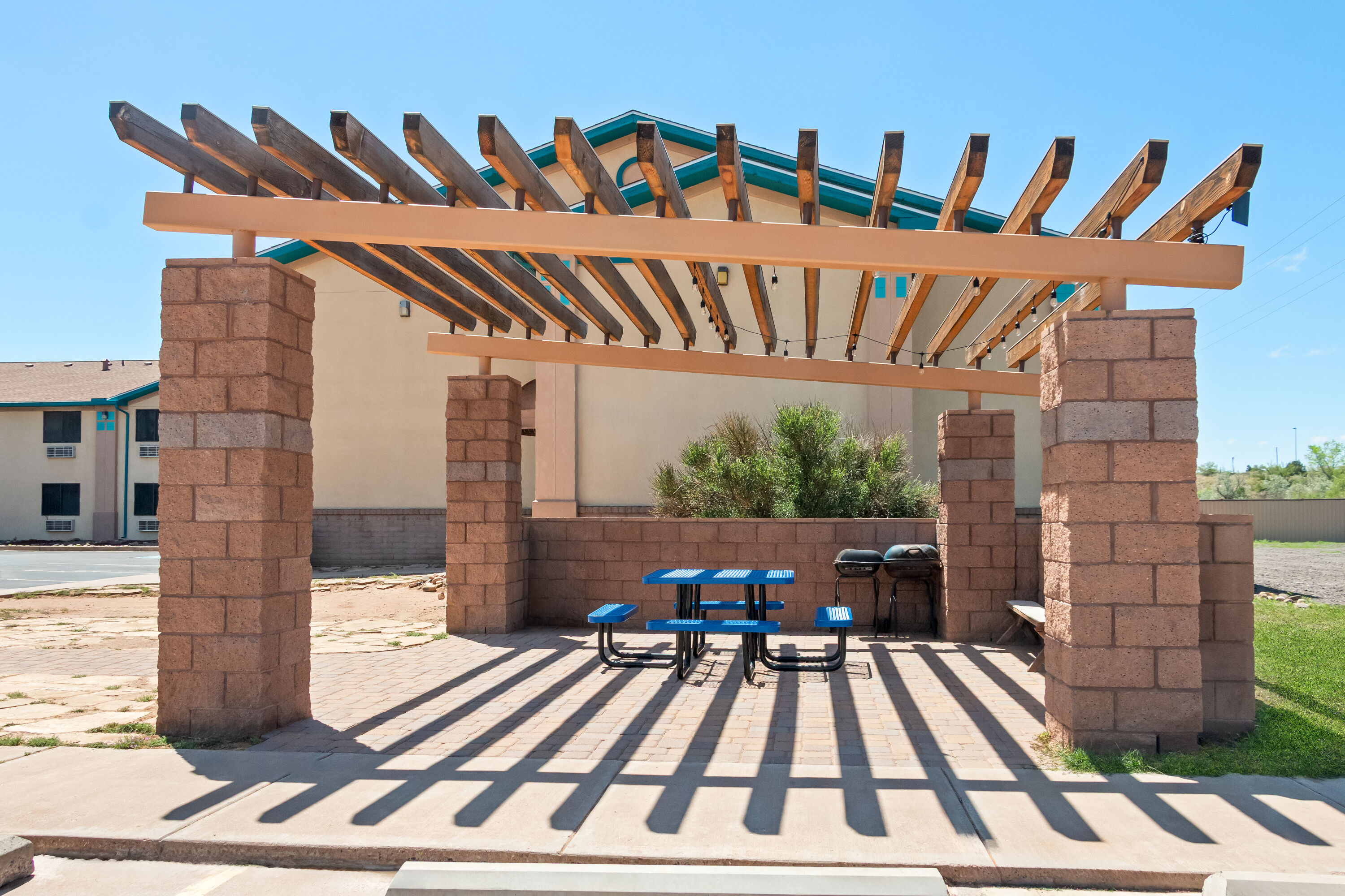 BBQ grill at Super 8 by Wyndham Santa Rosa in Santa Rosa, New Mexico