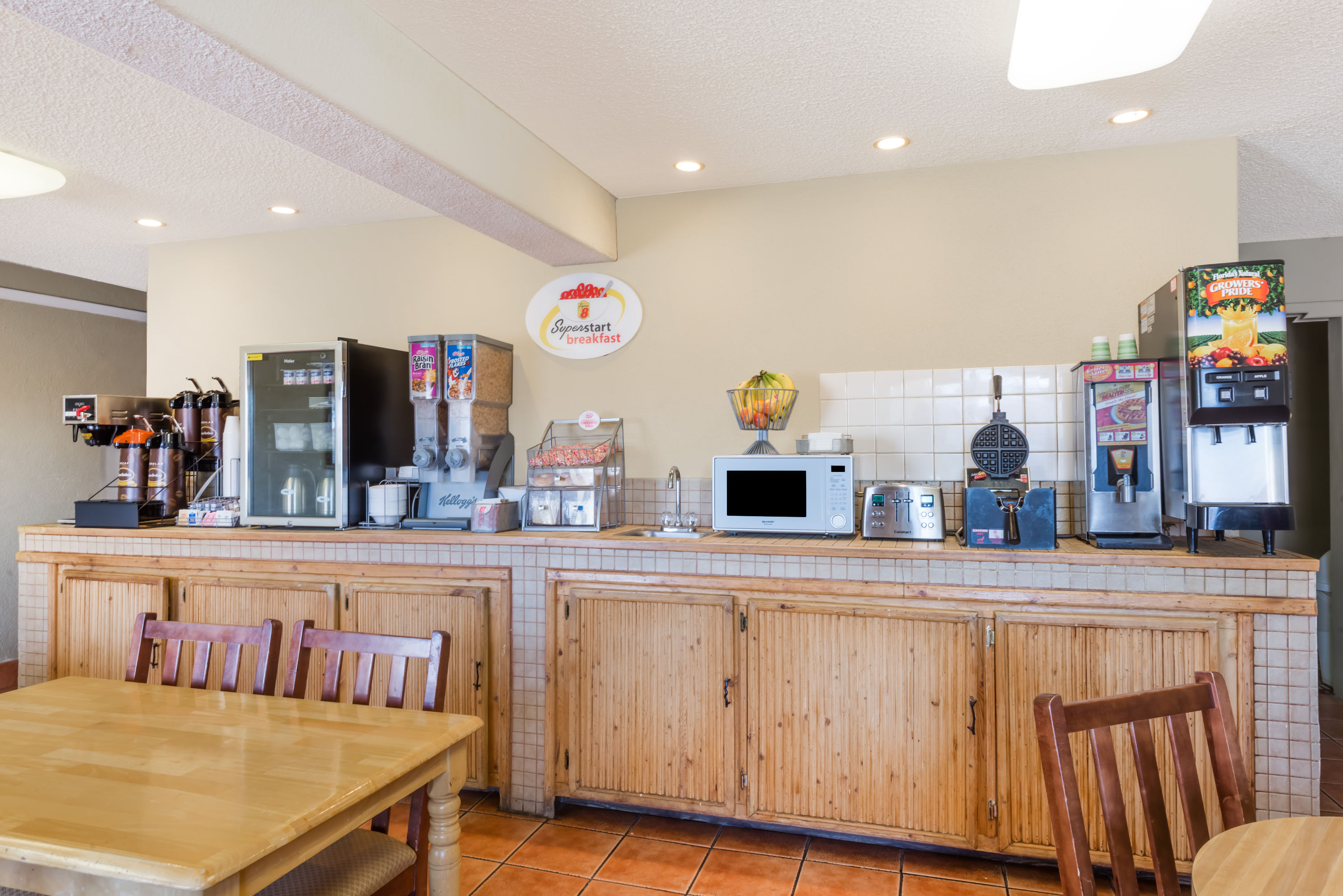 Free breakfast at Super 8 by Wyndham Socorro in Socorro, New Mexico