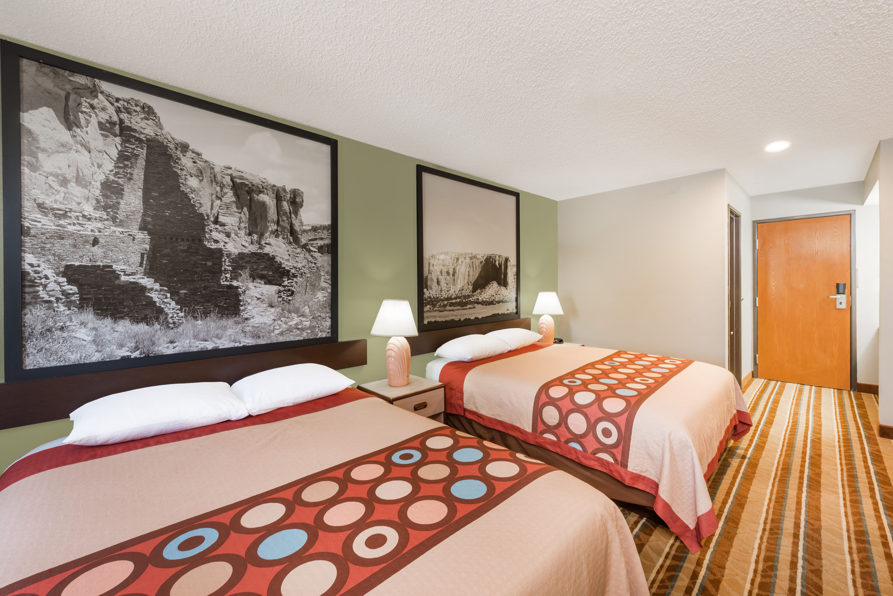 Guest room at the Super 8 by Wyndham Socorro in Socorro, New Mexico