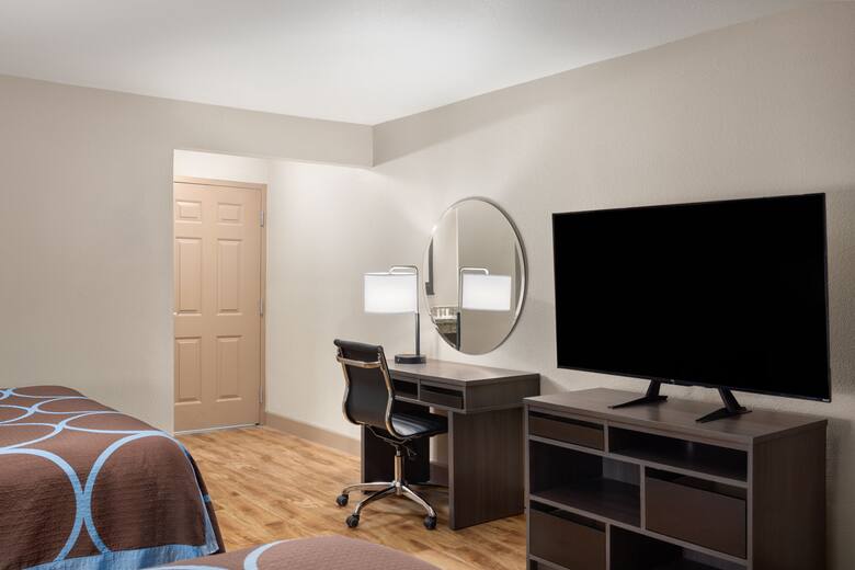Guest room at the Super 8 Fallon in Fallon, Nevada