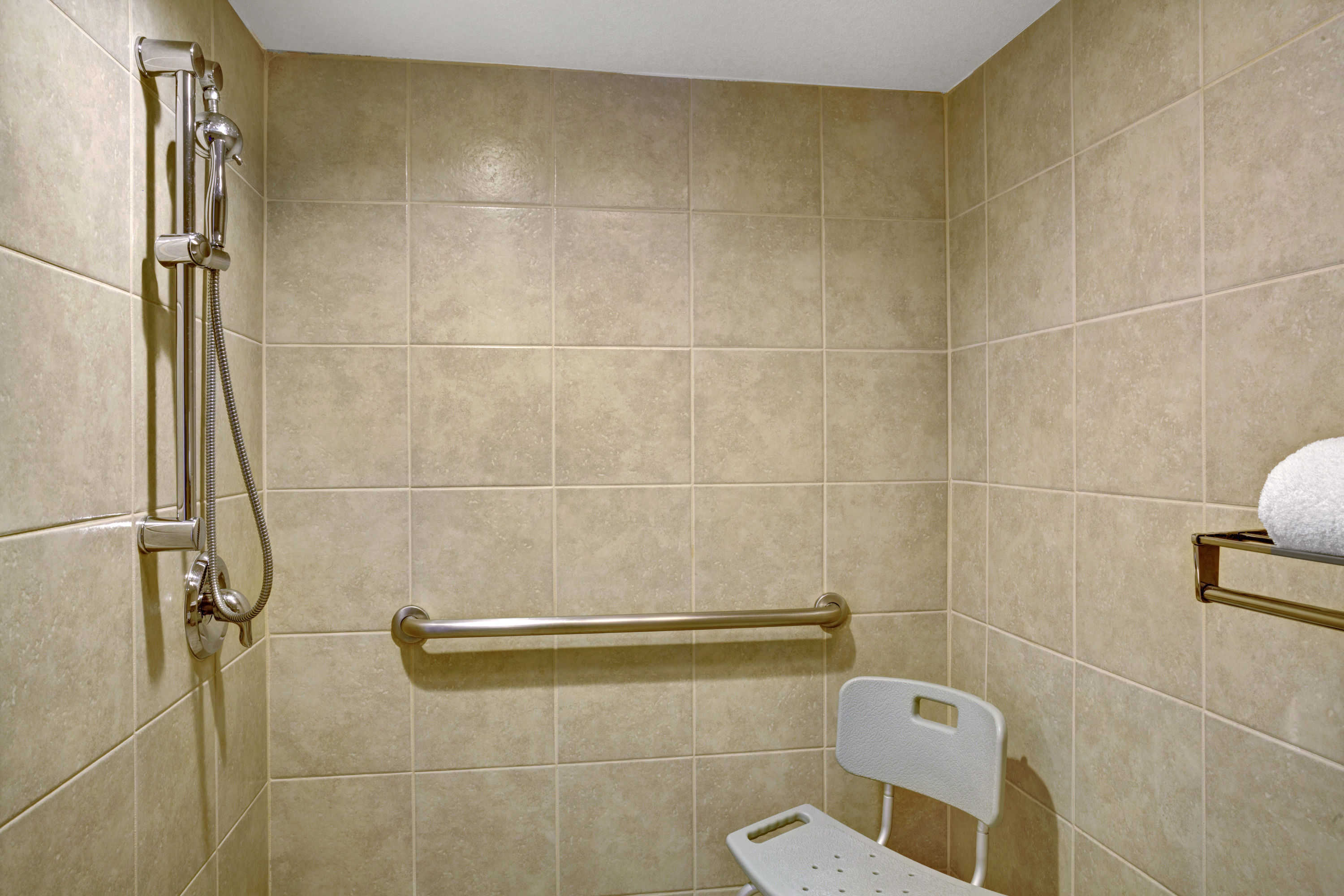 Guest room at the Super 8 by Wyndham Las Vegas North Strip/Fremont St. Area in Las Vegas, Nevada