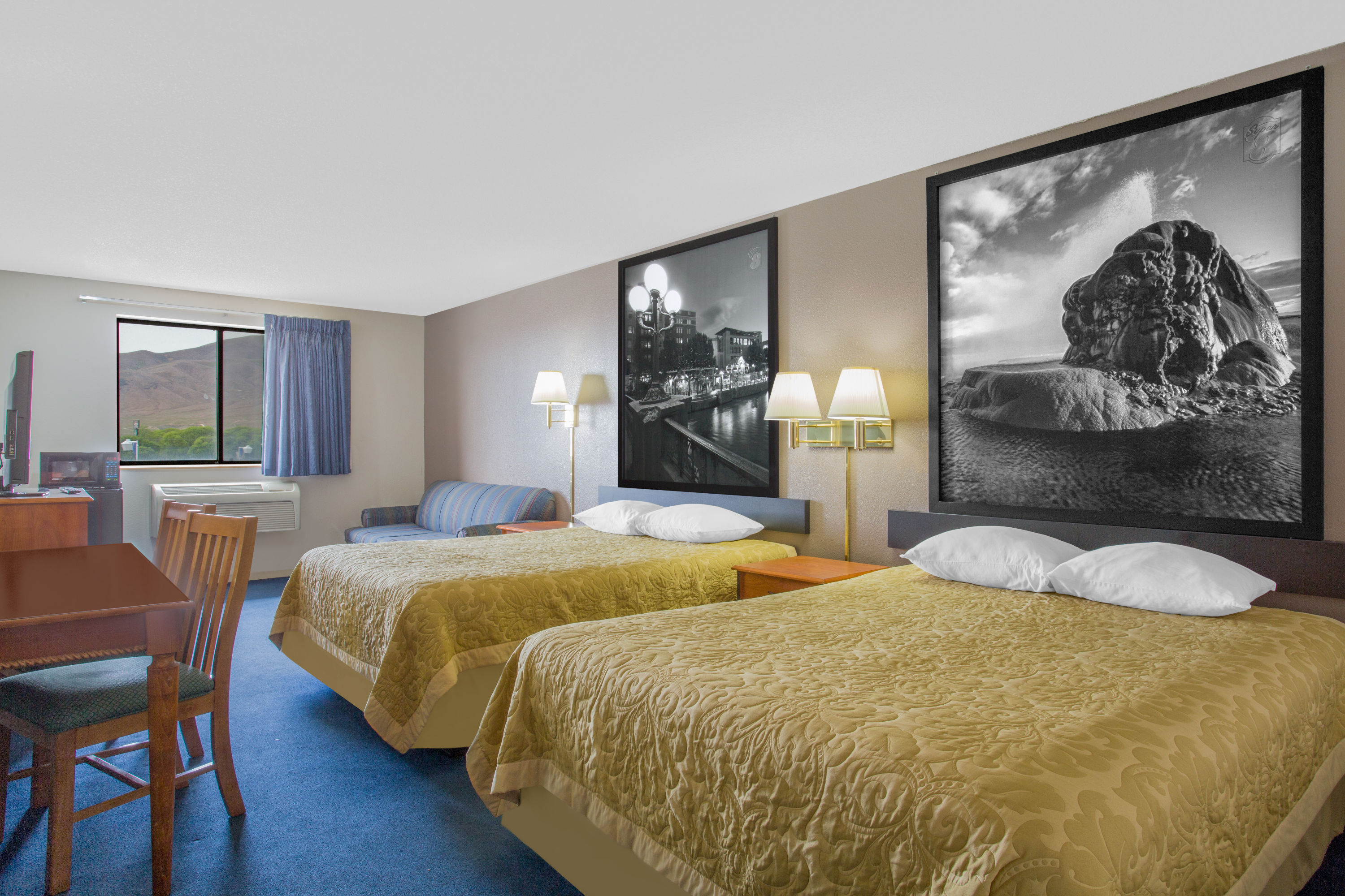 Guest room at the Super 8 by Wyndham Winnemucca NV in Winnemucca, Nevada