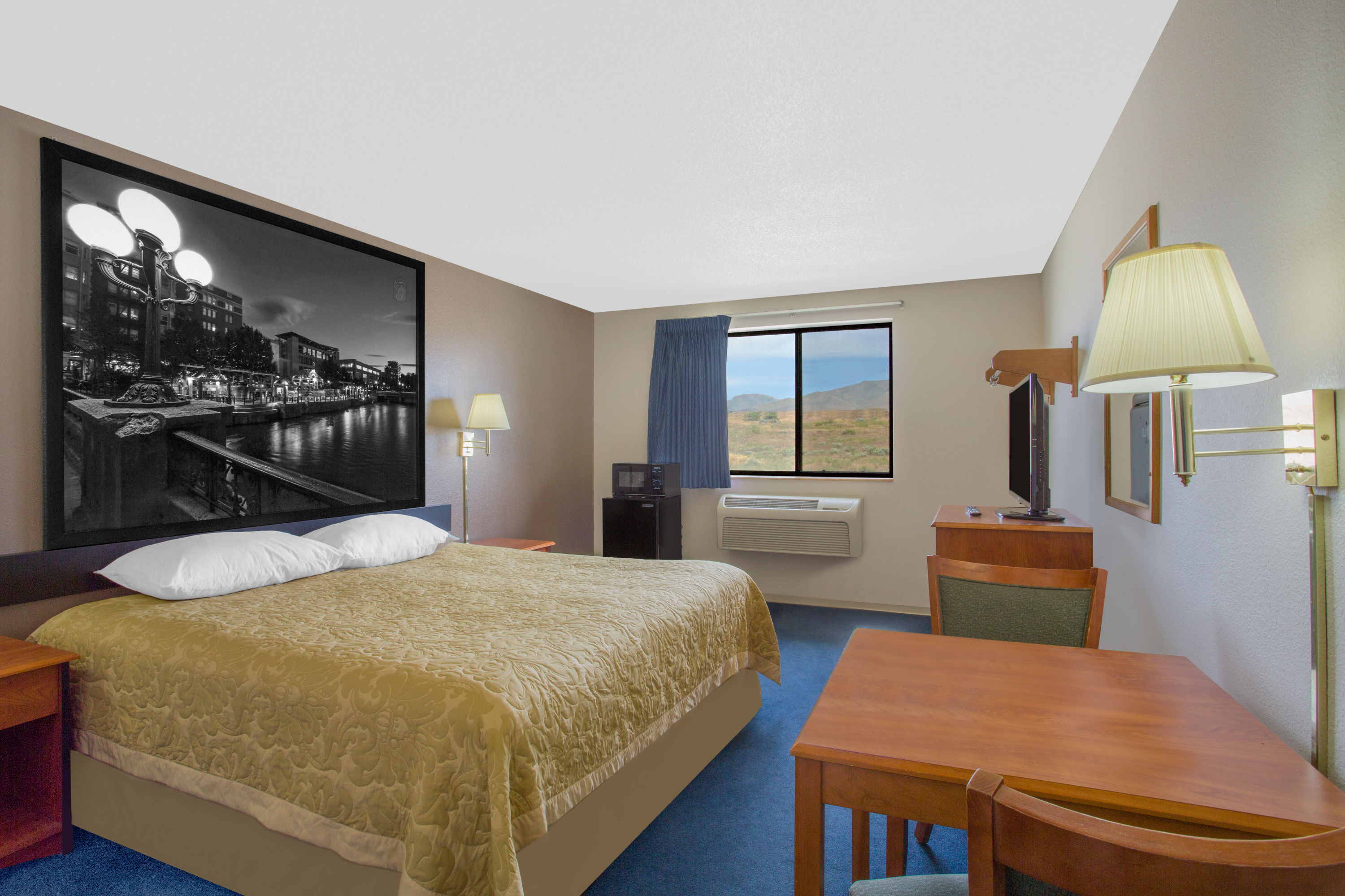 Guest room at the Super 8 by Wyndham Winnemucca NV in Winnemucca, Nevada