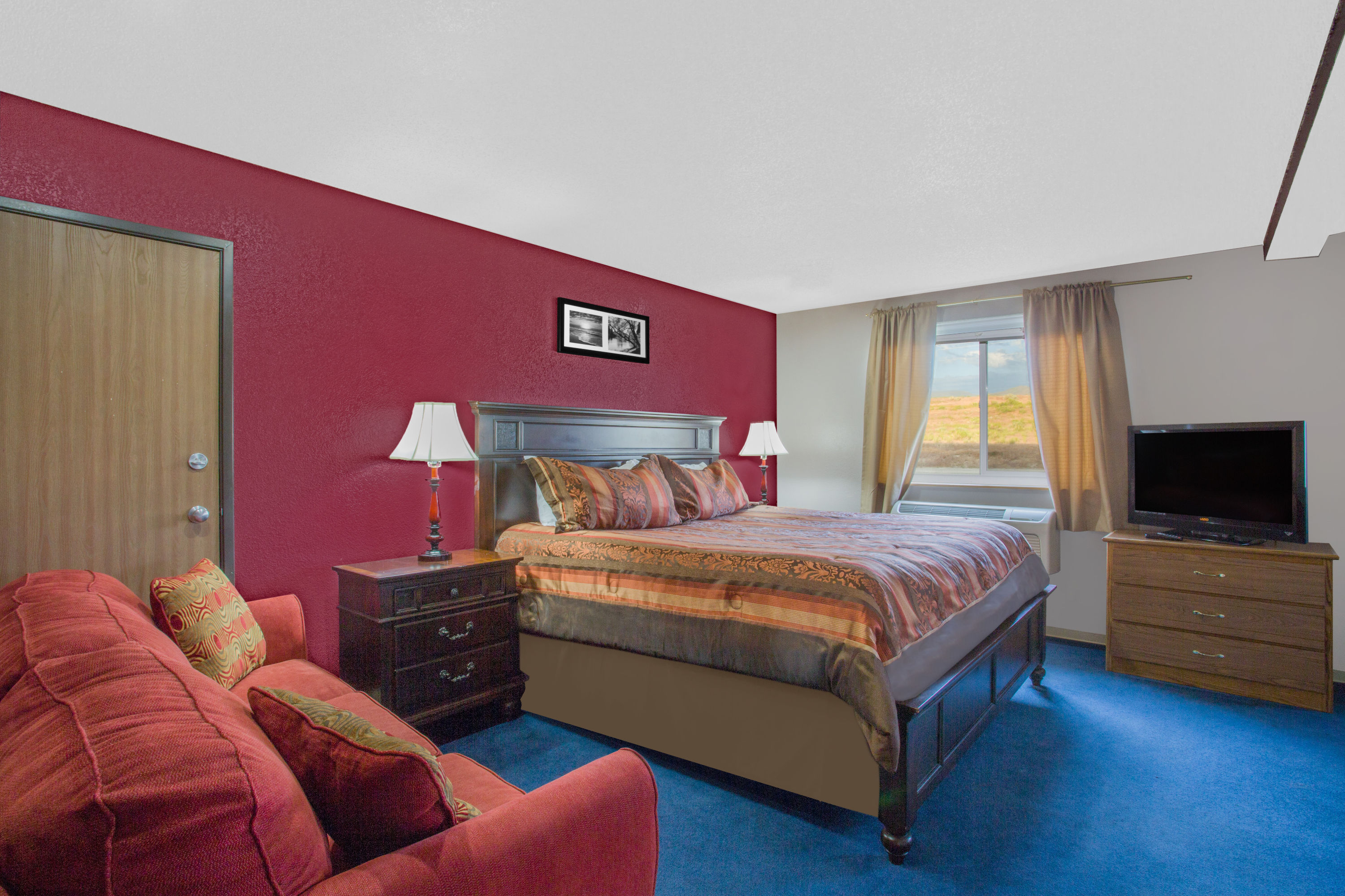 Guest room at the Super 8 by Wyndham Winnemucca NV in Winnemucca, Nevada