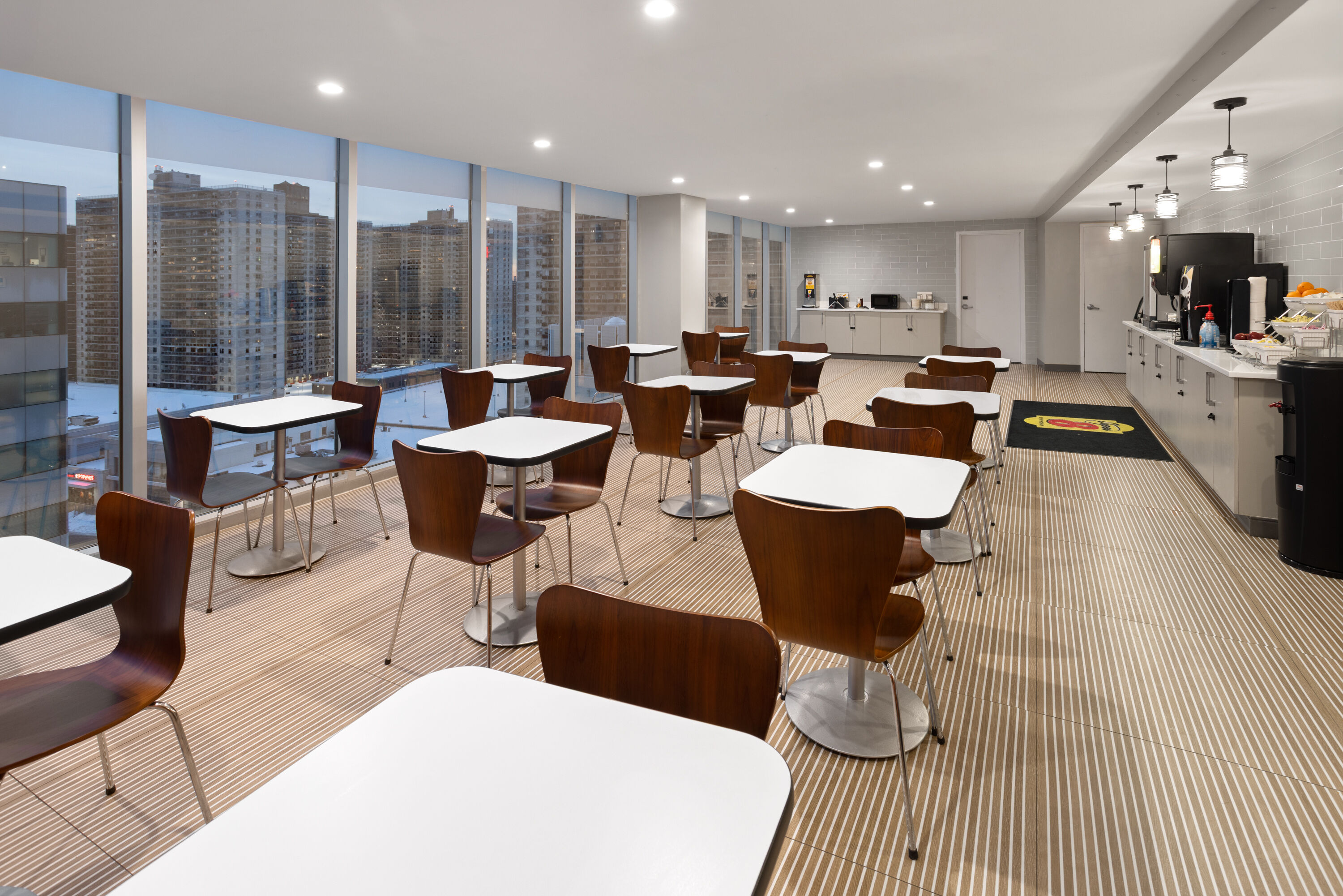 Free breakfast at Super 8 by Wyndham Bronx Near Stadium in Bronx, New York