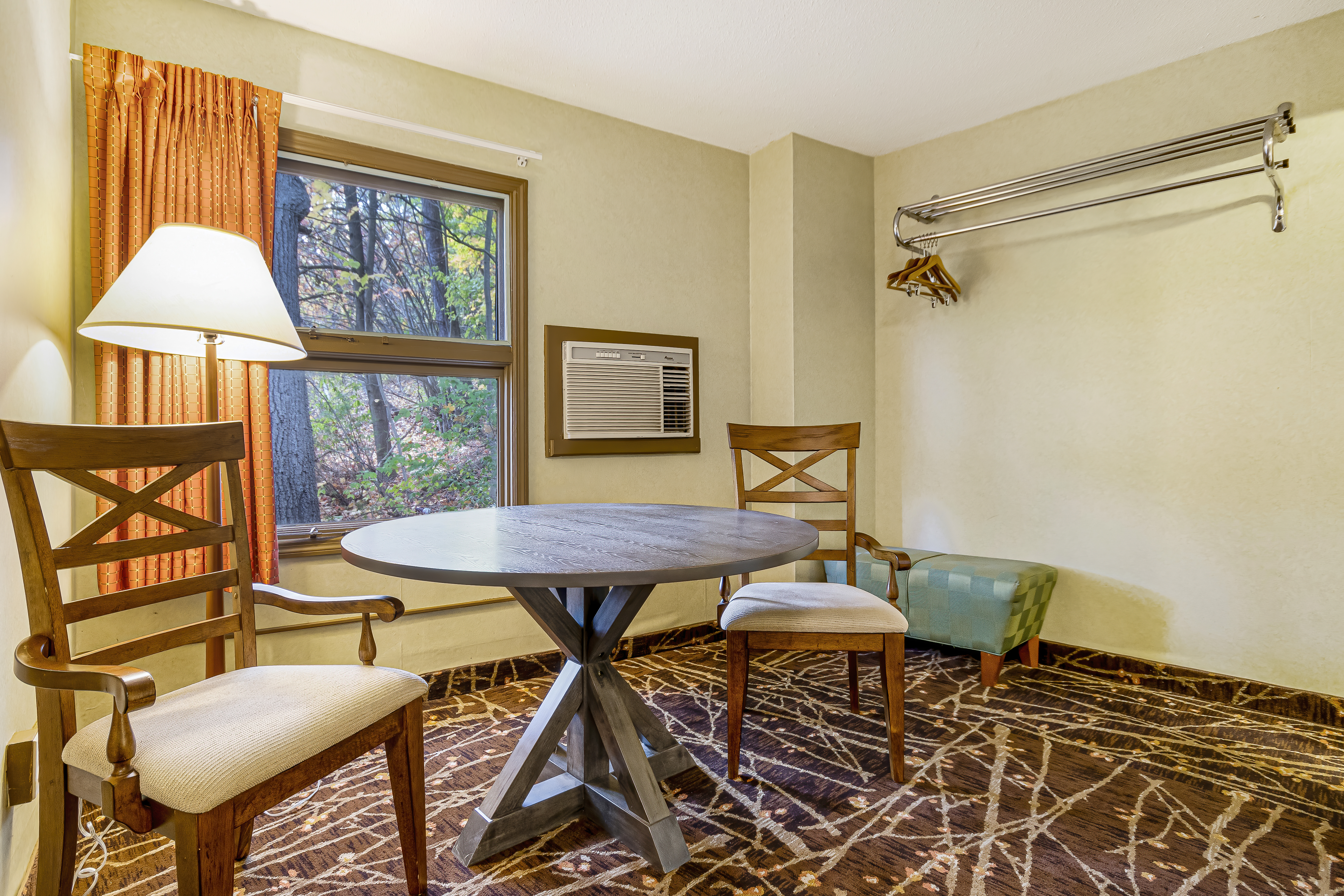 Guest room at the Super 8 by Wyndham Lake George/Downtown in Lake George, New York