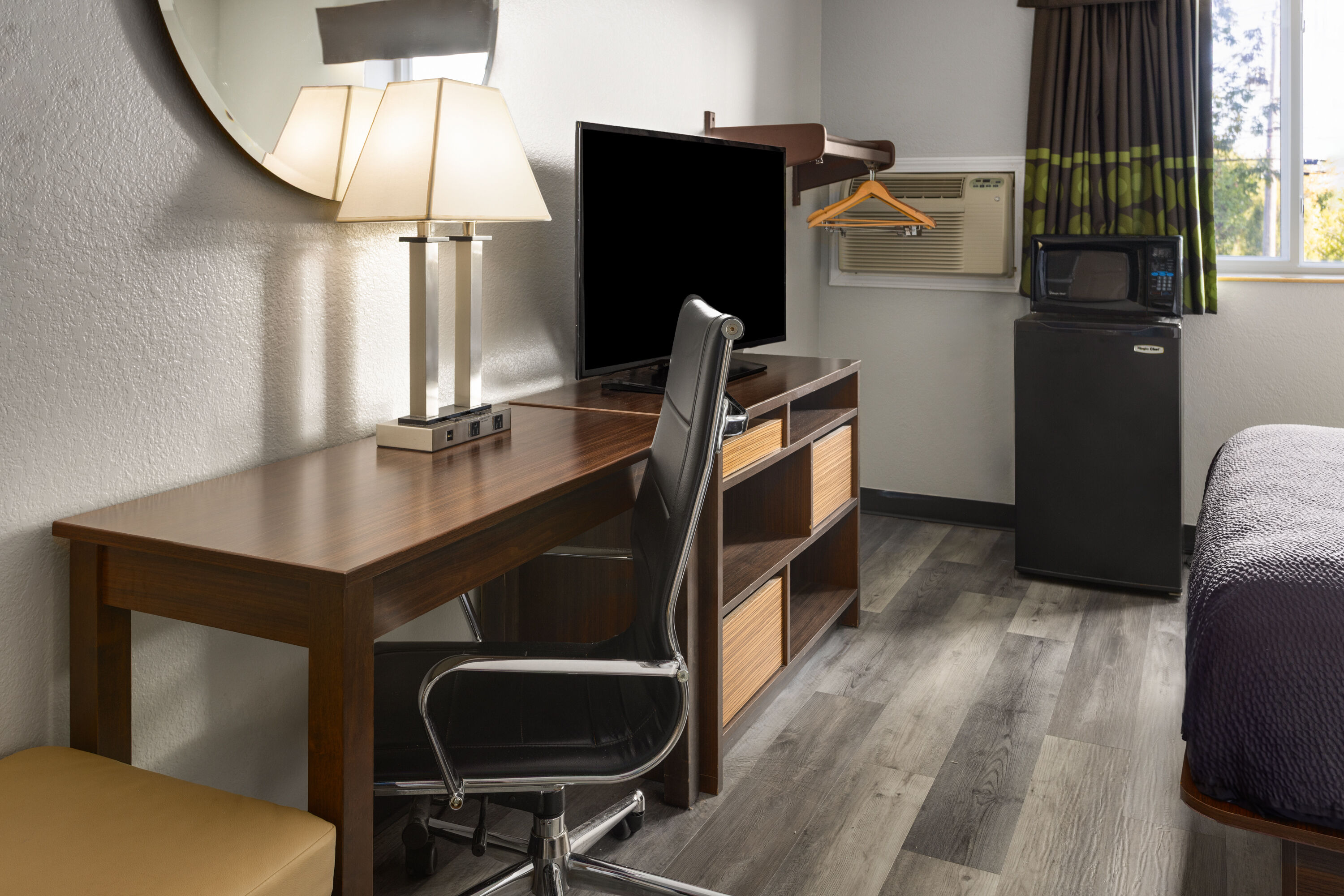 Guest room at the Super 8 by Wyndham Latham/Albany Airport in Latham, New York