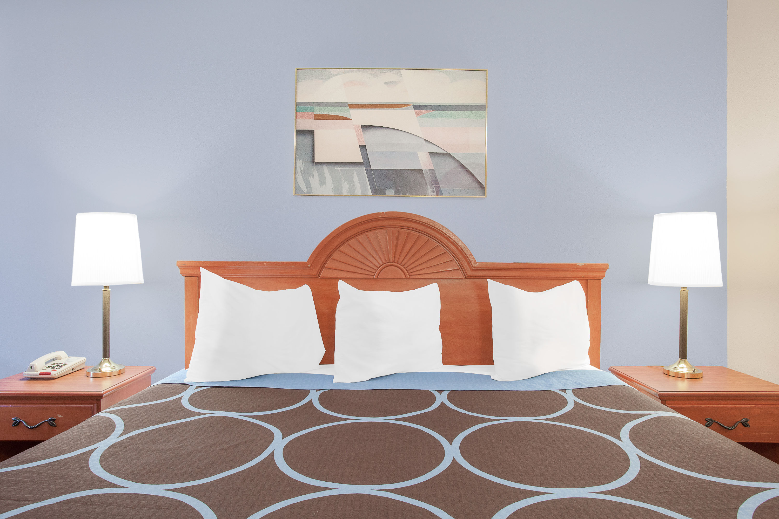 Guest room at the Super 8 by Wyndham Middletown in Middletown, New York