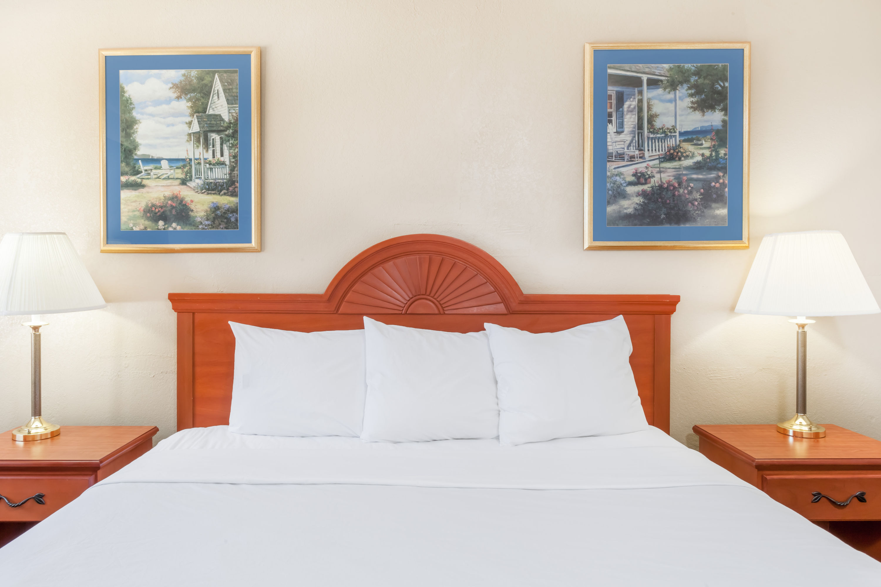 Guest room at the Super 8 by Wyndham Montgomery Maybrook in Montgomery, New York