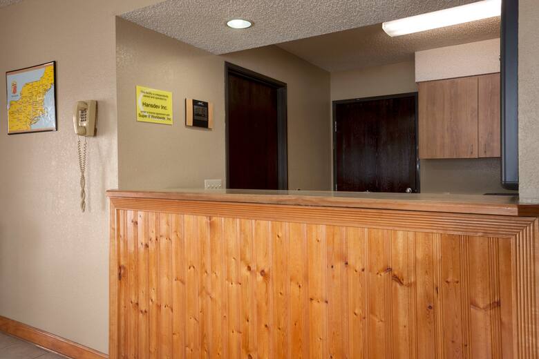 Super 8 Pulaski hotel lobby in Pulaski, New York