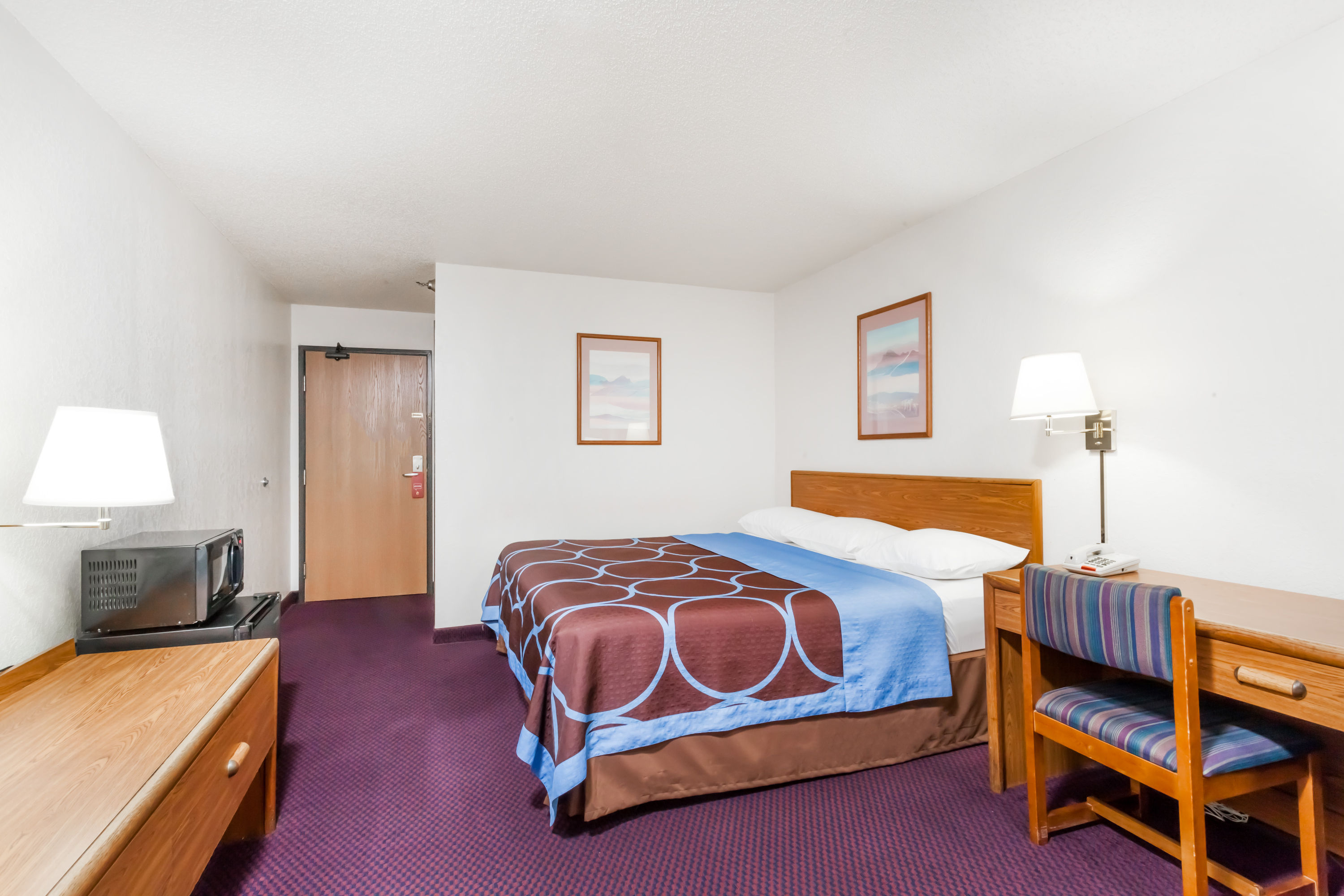 Guest room at the Super 8 by Wyndham Sidney NY in Sidney, New York