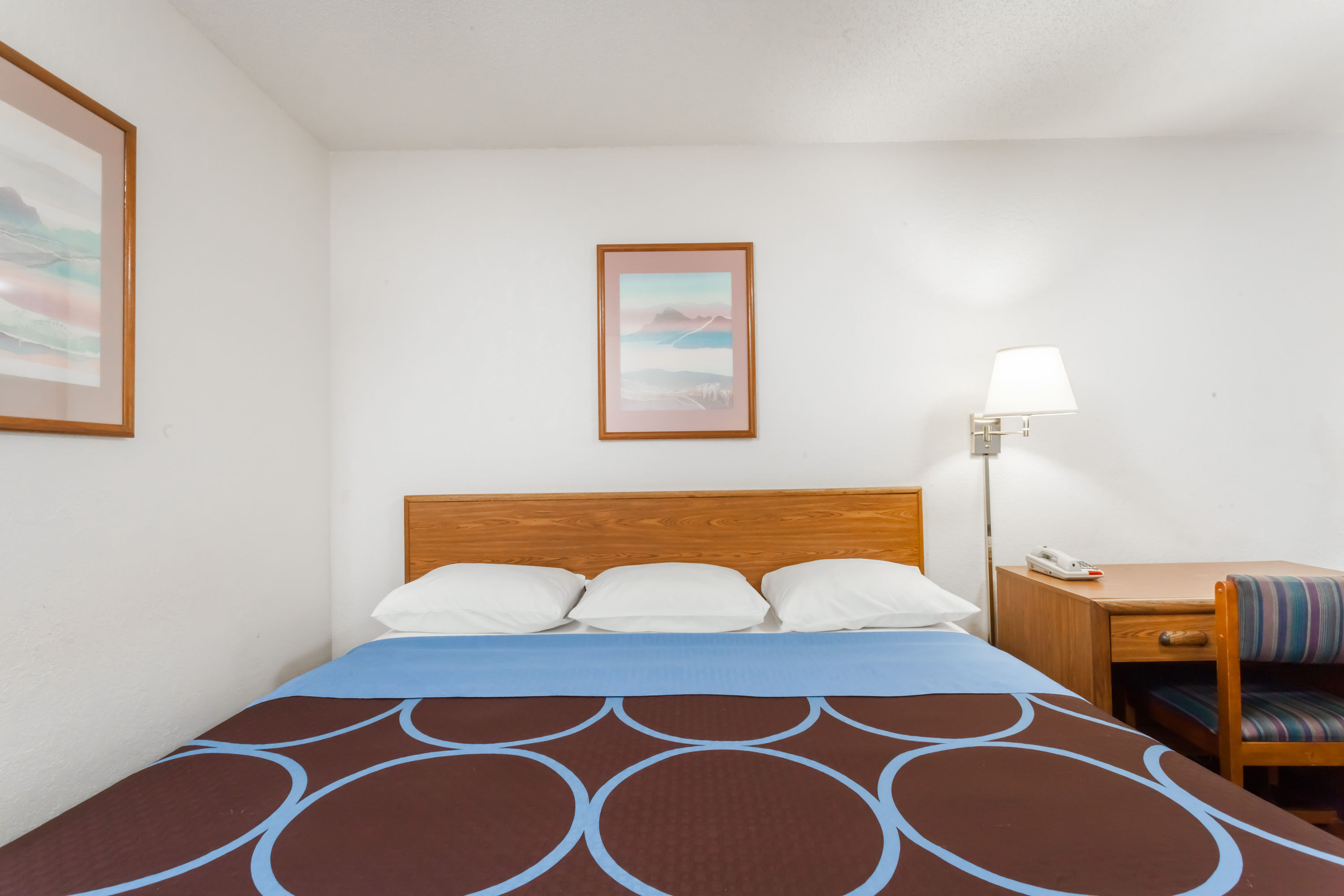 Guest room at the Super 8 by Wyndham Sidney NY in Sidney, New York