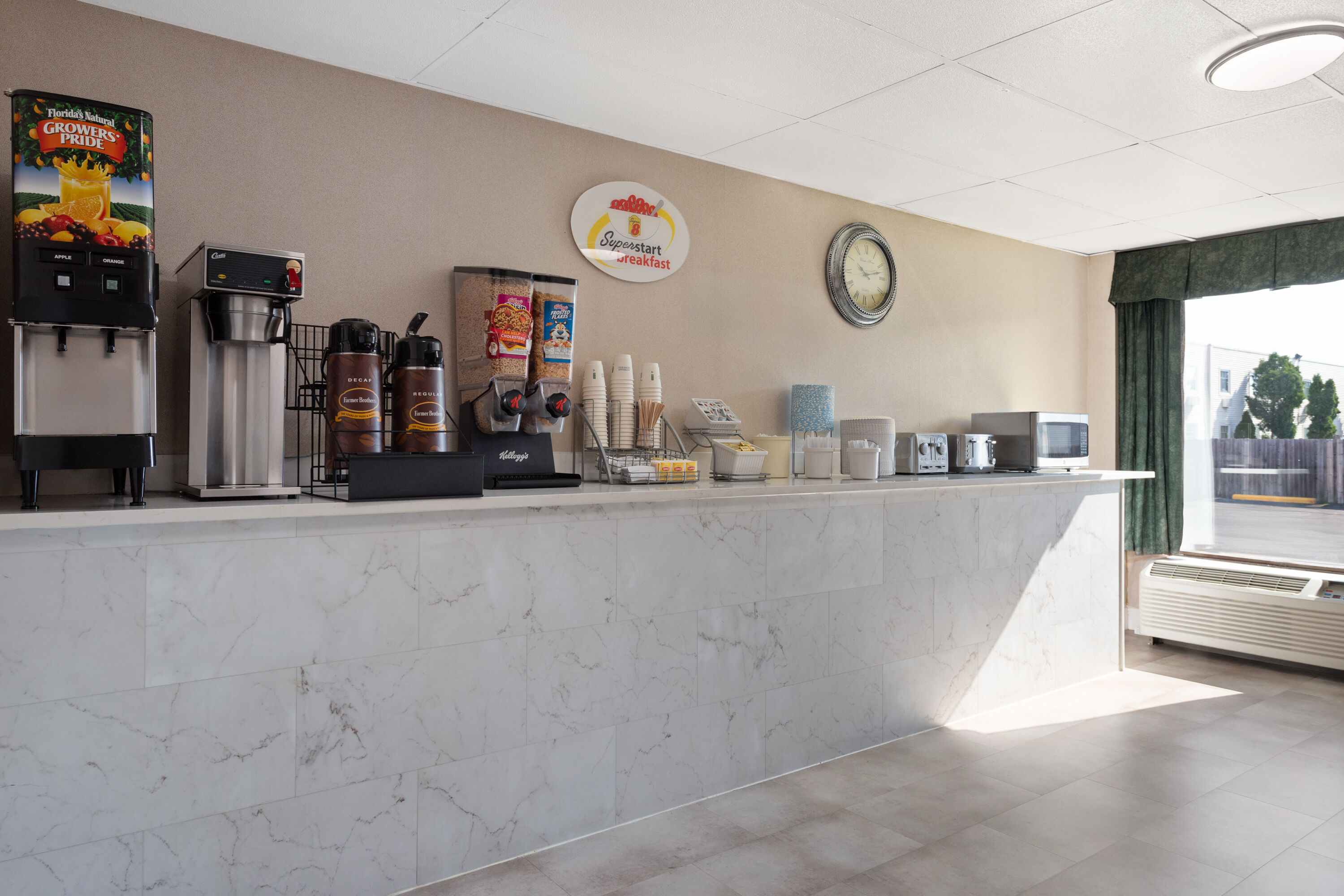 Free breakfast at Super 8 by Wyndham Columbus in Columbus, Ohio