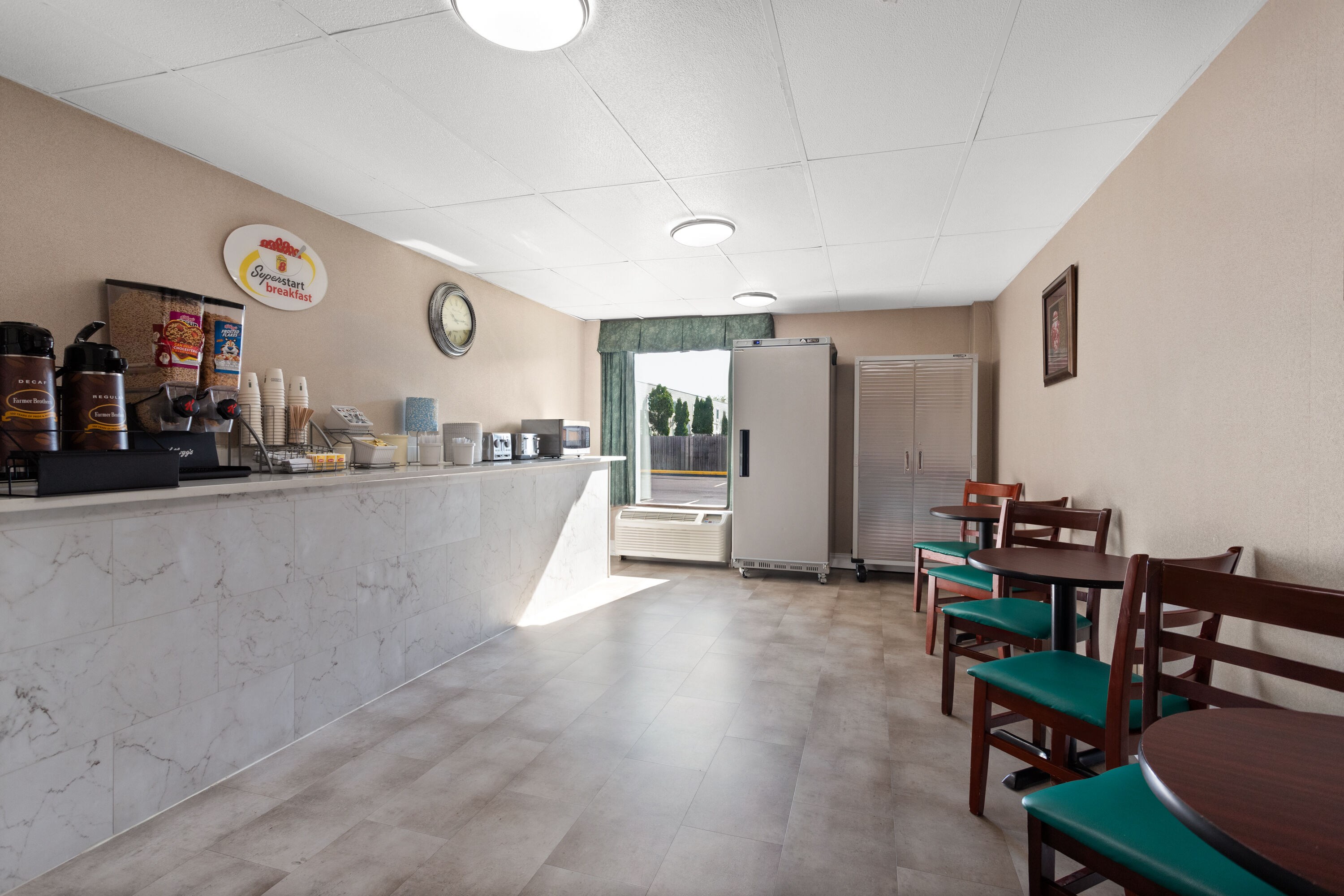 Free breakfast at Super 8 by Wyndham Columbus in Columbus, Ohio