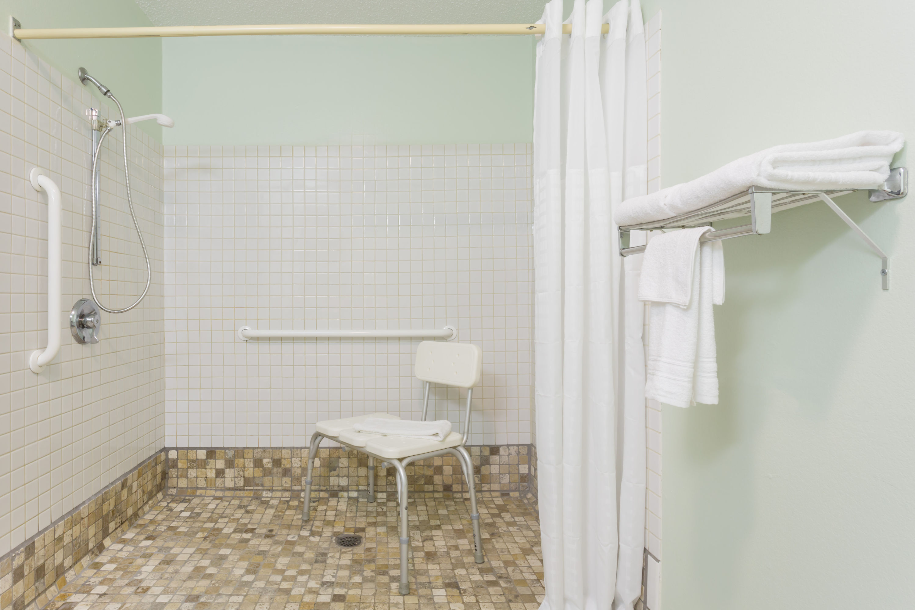 Guest room at the Super 8 by Wyndham Gallipolis Pt Pleasant Area in Gallipolis, Ohio