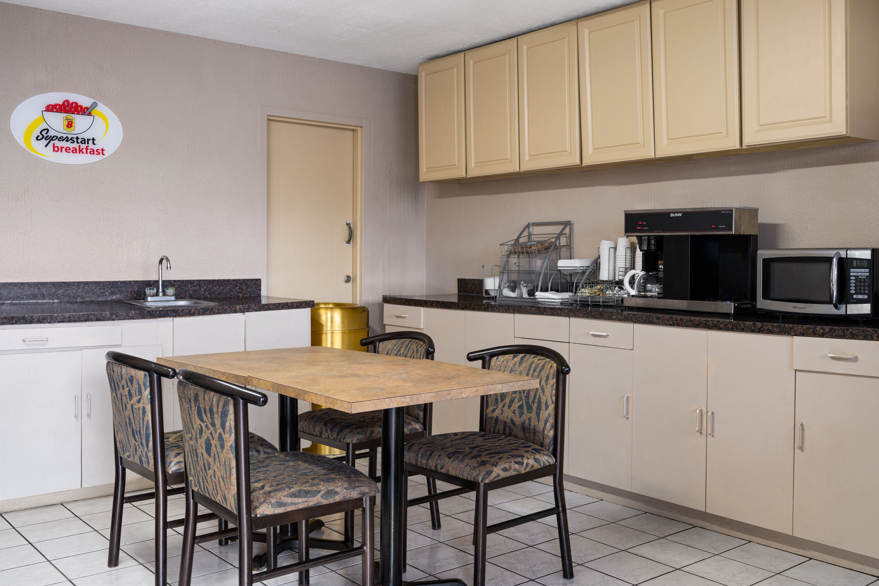 Free breakfast at Super 8 by Wyndham Youngstown/Girard in Youngstown, Ohio