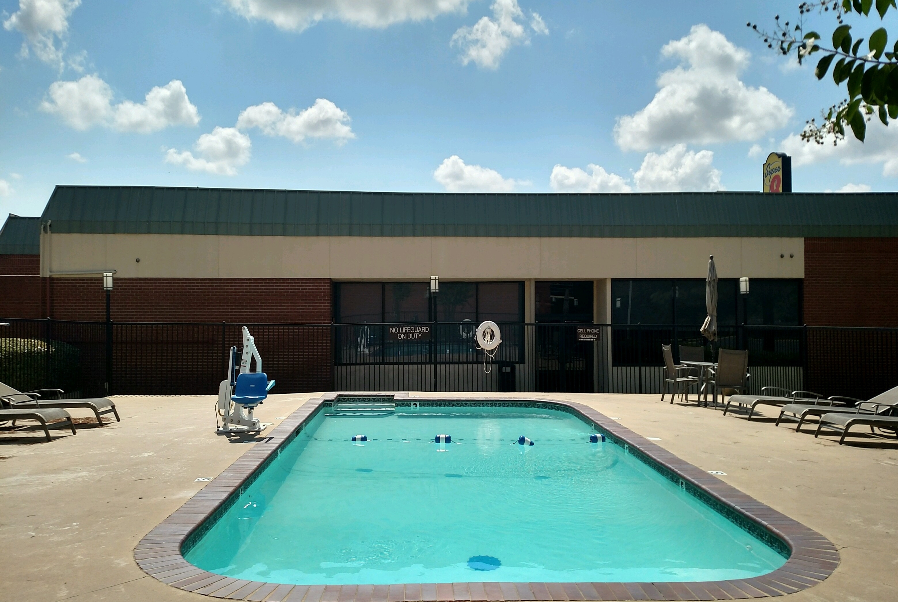 Pool daytime image at the Super 8 by Wyndham Atoka in Atoka, Oklahoma