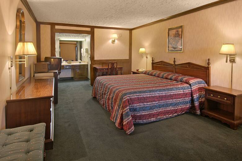 Guest room at the Super 8 Bartlesville in Bartlesville, Oklahoma