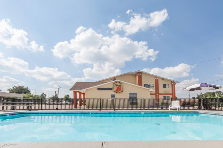 Pool at the Super 8 Chickasha in Chickasha, Oklahoma