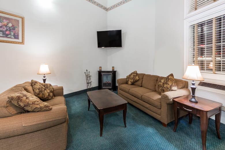 Super 8 Guymon hotel lobby in Guymon, Oklahoma