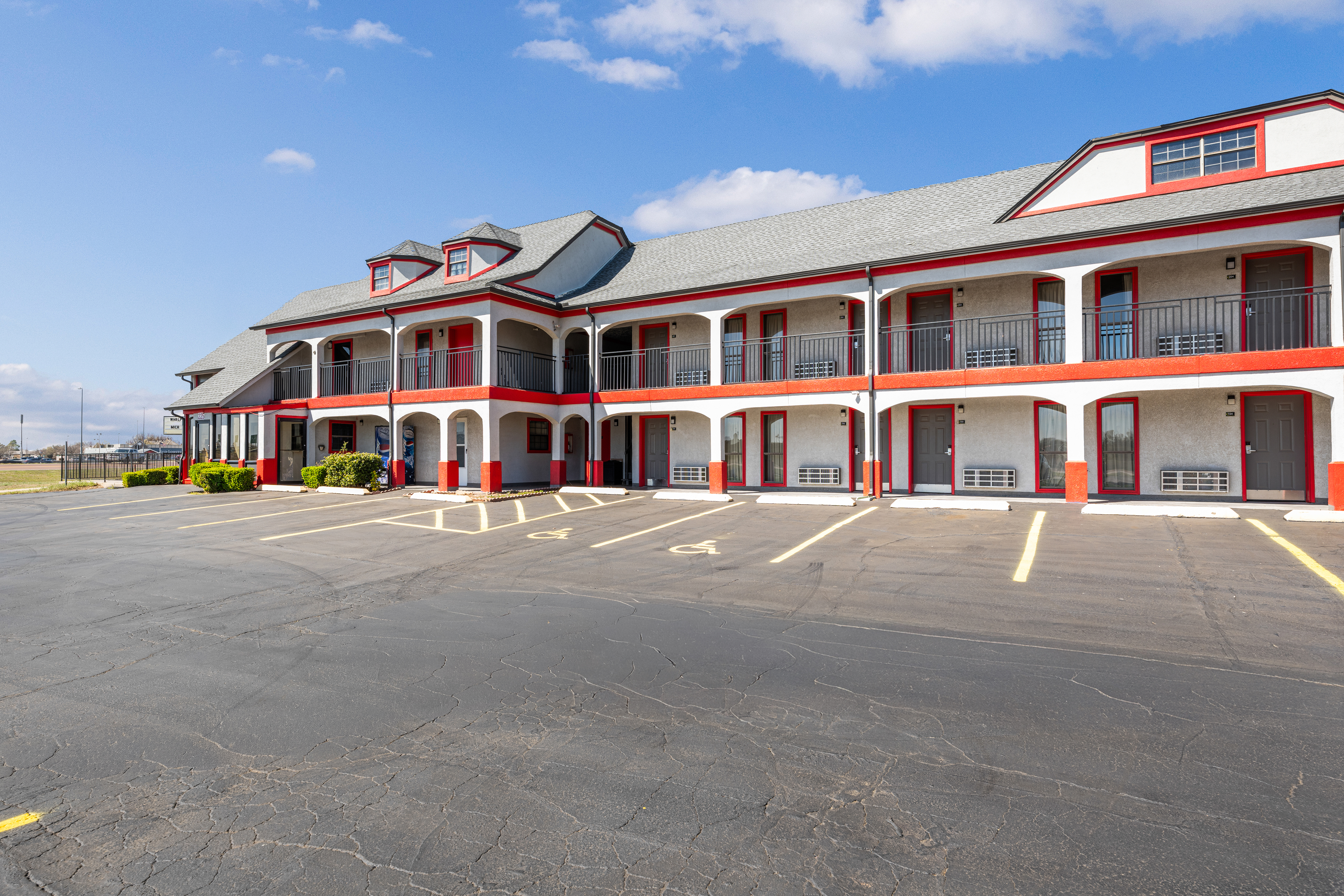 Exterior of Super 8 by Wyndham Norman West hotel in Norman, Oklahoma