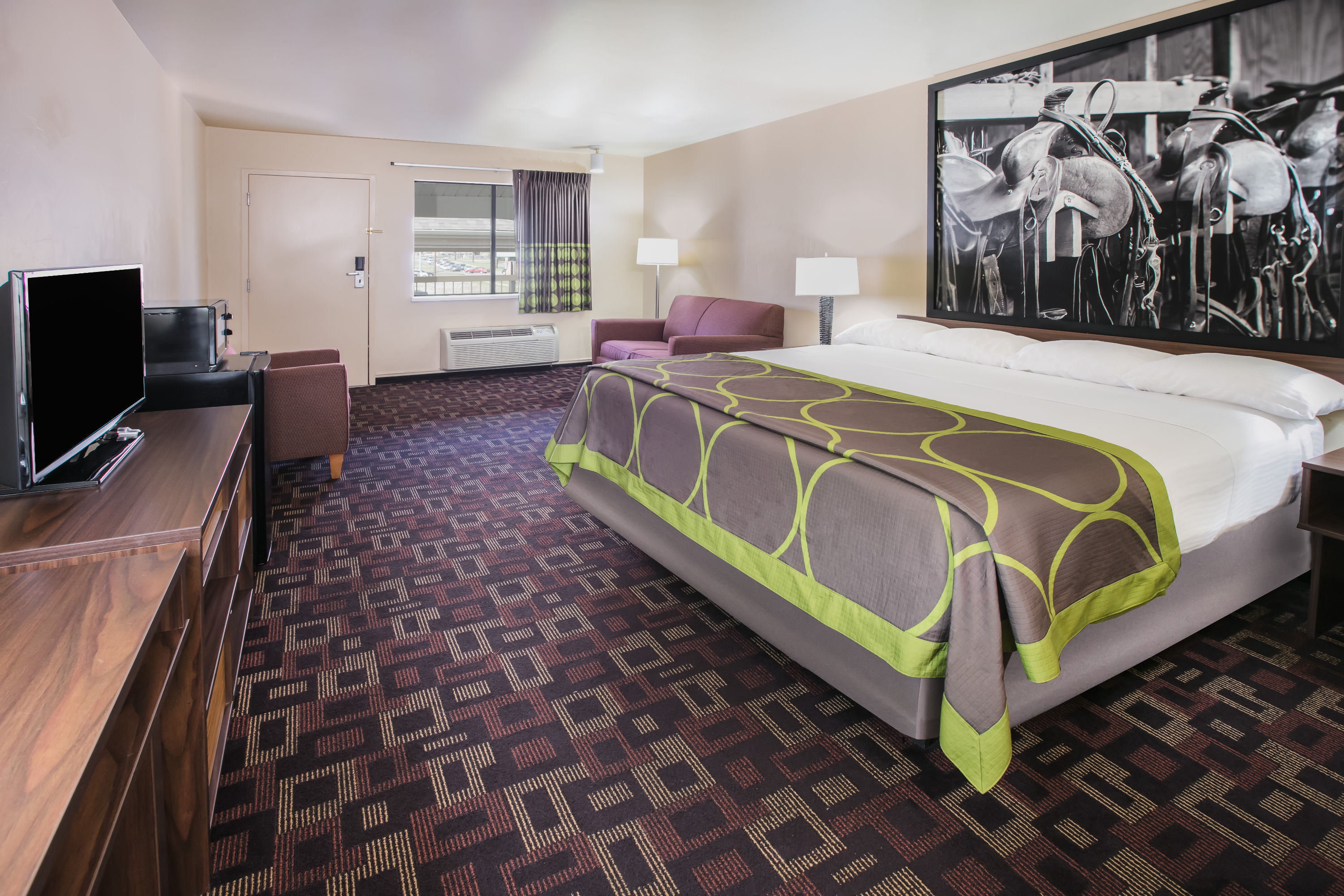 Super 8 by Wyndham Oklahoma Airport Fairgrounds West suite in Oklahoma City, Oklahoma