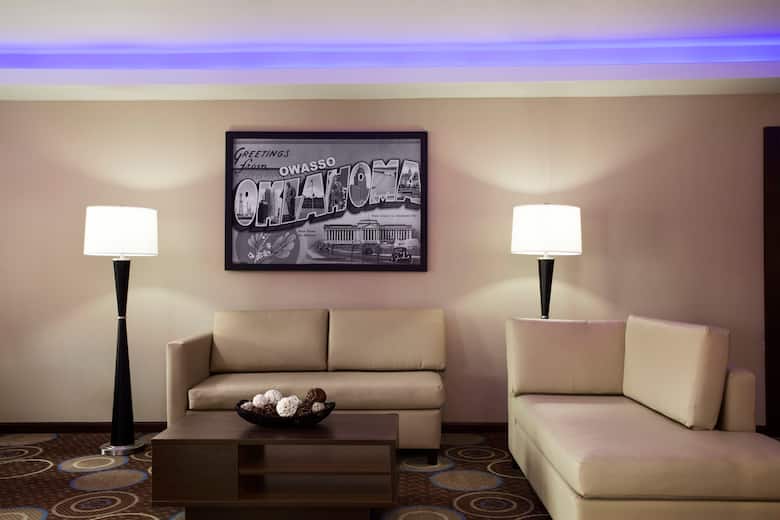 Super 8 Owasso Tulsa North Area hotel lobby in Owasso, Oklahoma
