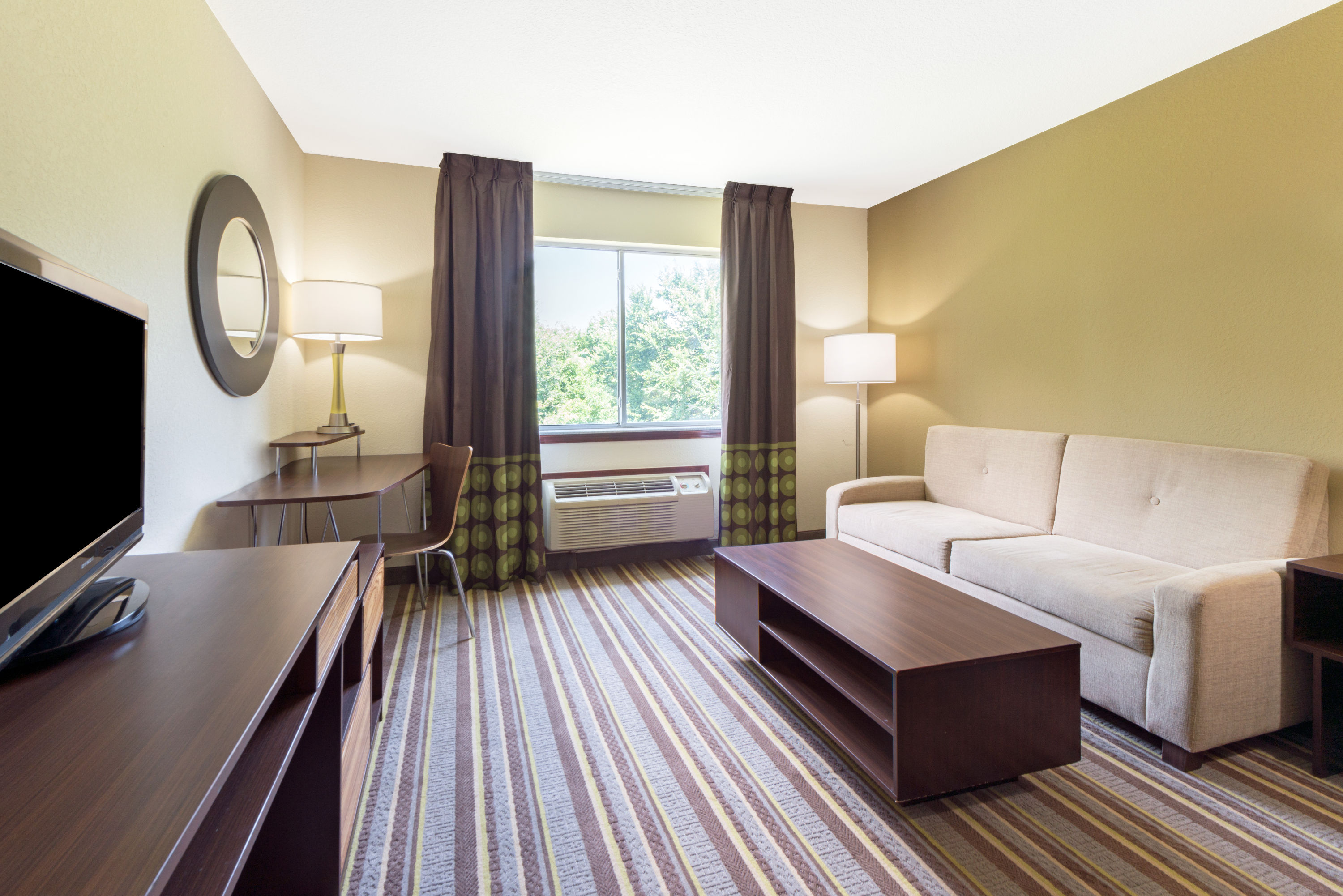 Guest room at the Super 8 by Wyndham Perry in Perry, Oklahoma