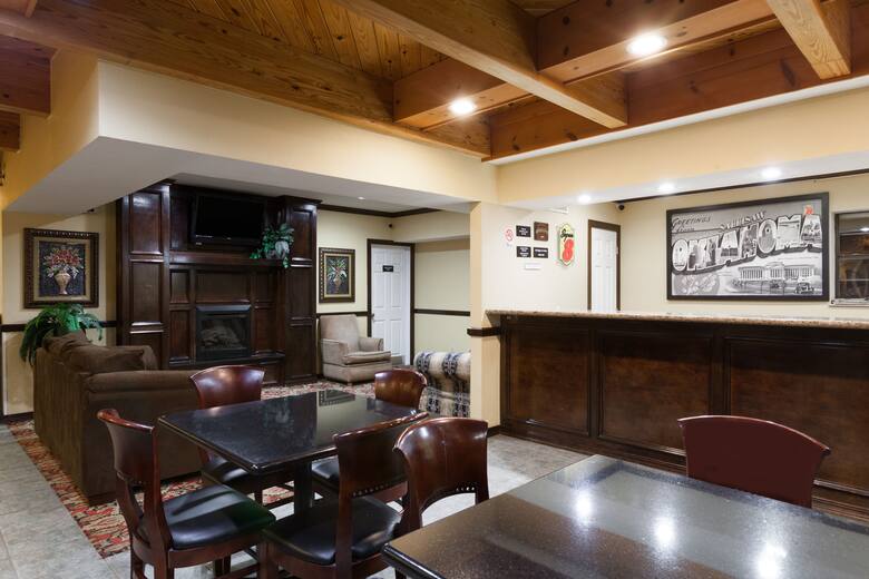 Super 8 Sallisaw hotel lobby in Sallisaw, Oklahoma