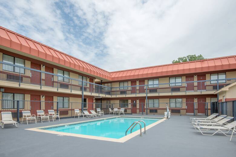 Pool at the Super 8 Tulsa in Tulsa, Oklahoma