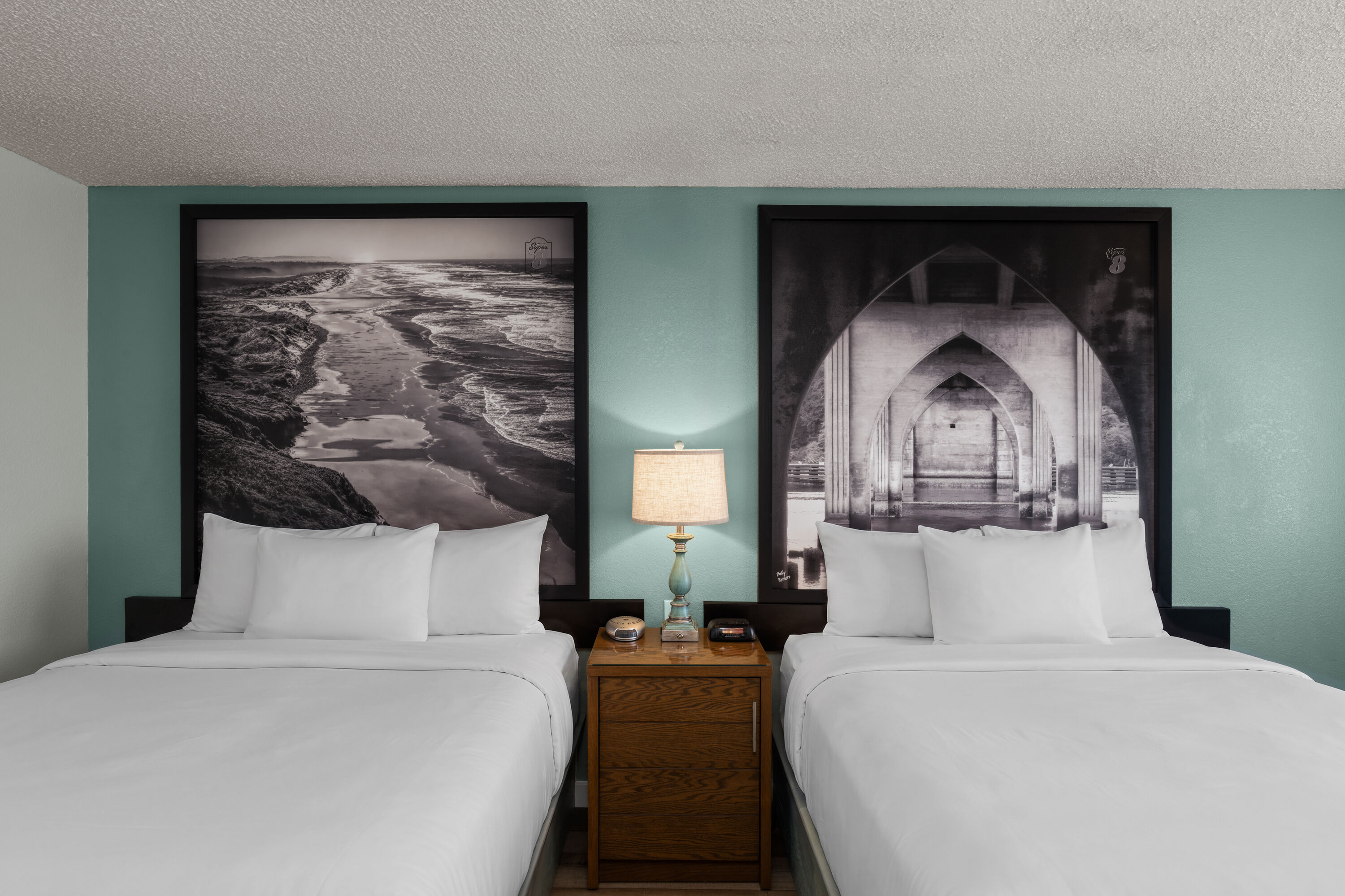 Guest room at the Super 8 by Wyndham Florence OR in Florence, Oregon