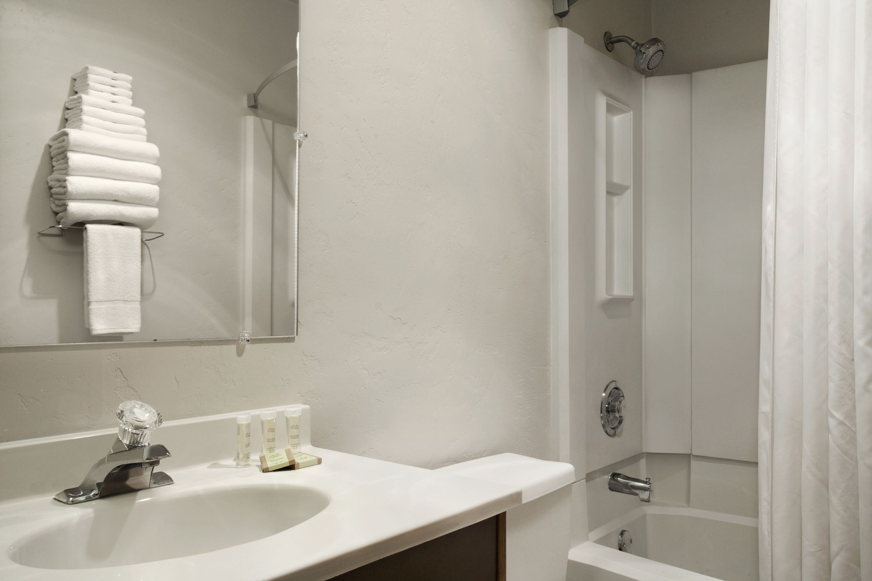 Guest room at the Super 8 by Wyndham Portland Airport in Portland, Oregon