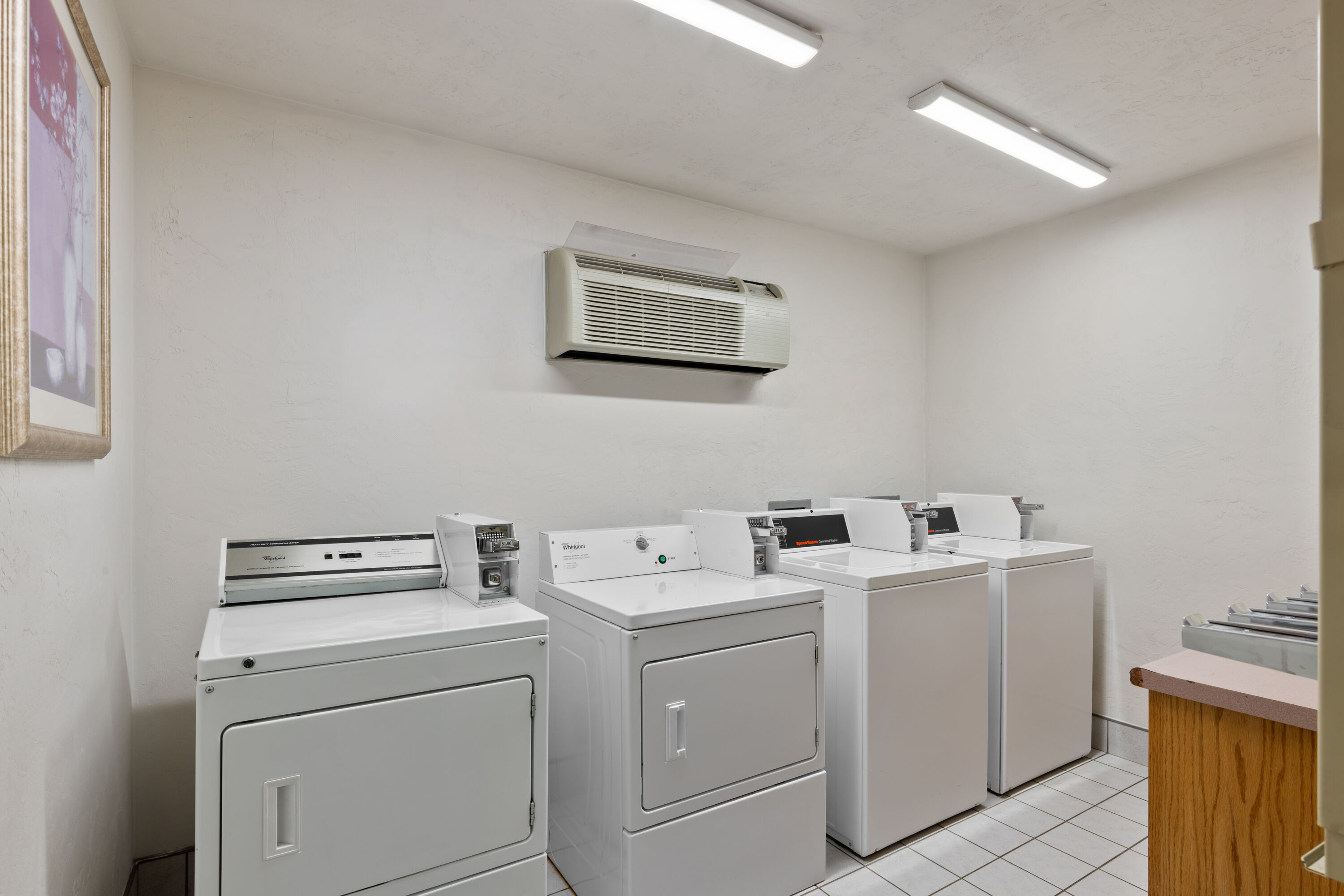 Laundry facilities at Super 8 by Wyndham Roseburg in Roseburg, Oregon