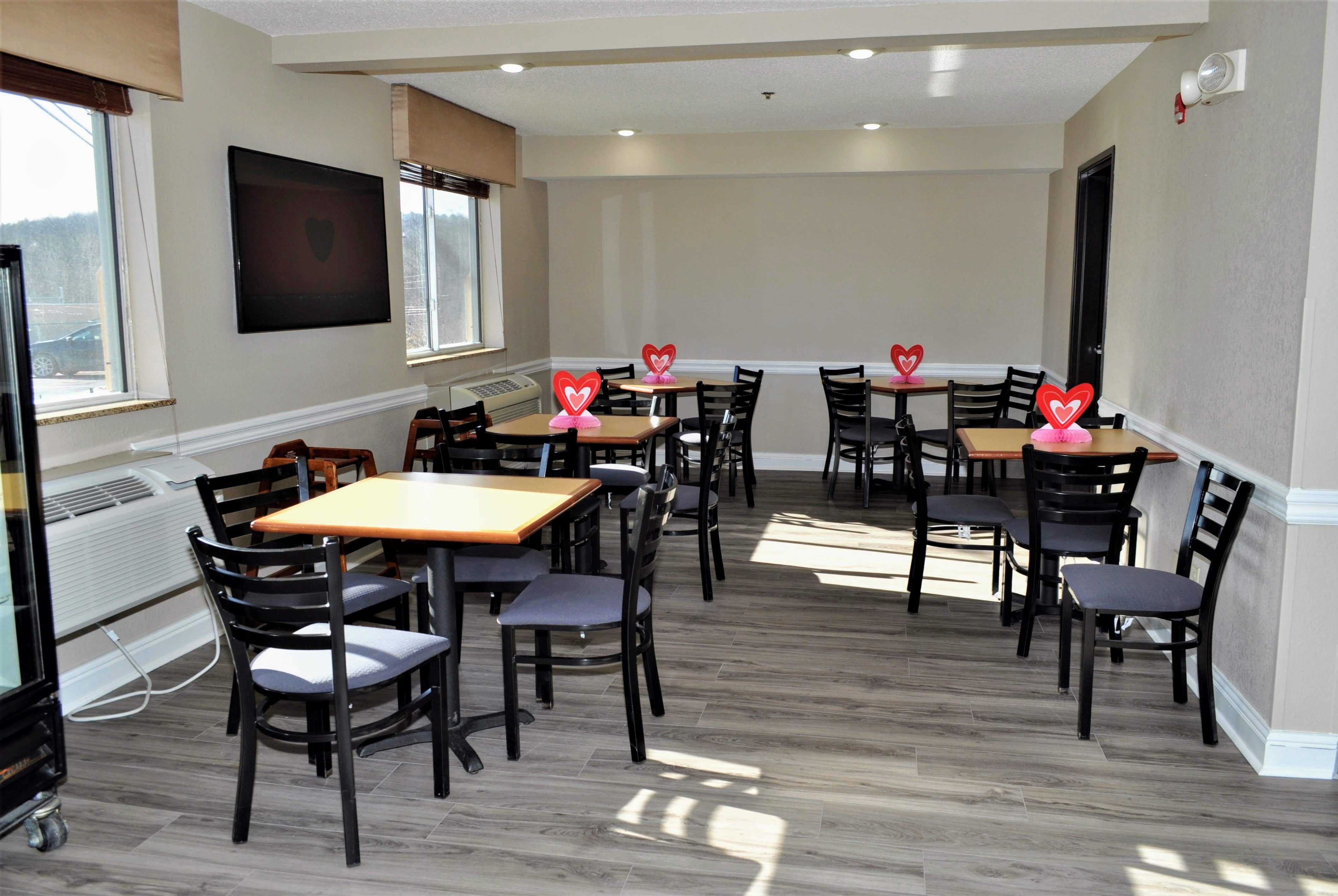 Free breakfast at Super 8 by Wyndham Clearfield in Clearfield, Pennsylvania