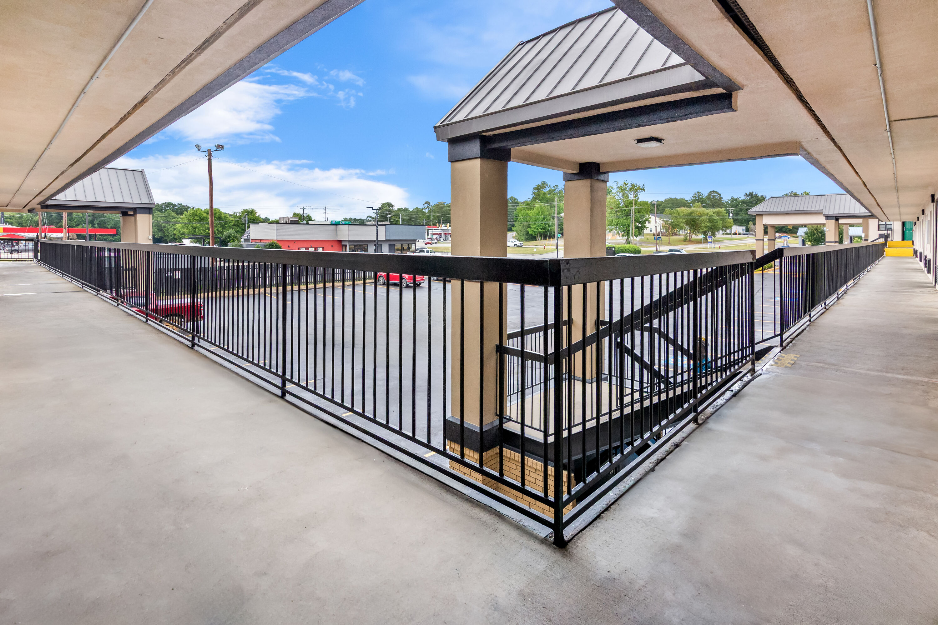 Exterior Day Image of Super 8 by Wyndham Columbia hotel in Columbia, South Carolina