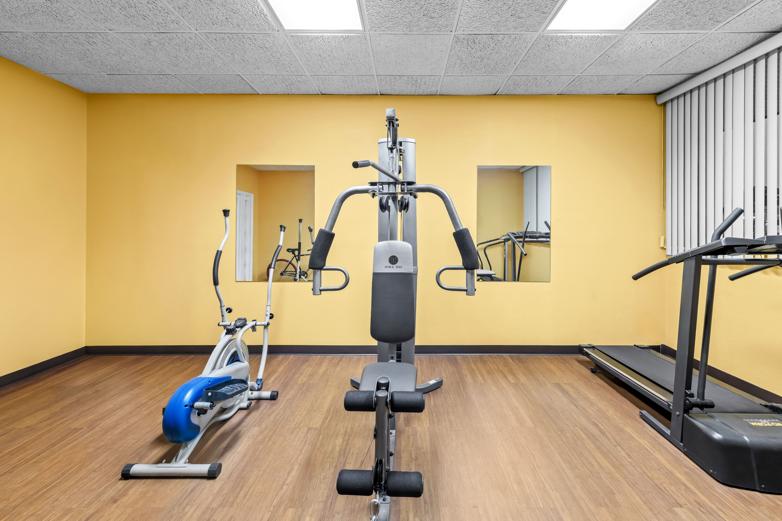 Fitness room at Super 8 by Wyndham Gaffney in Gaffney, South Carolina