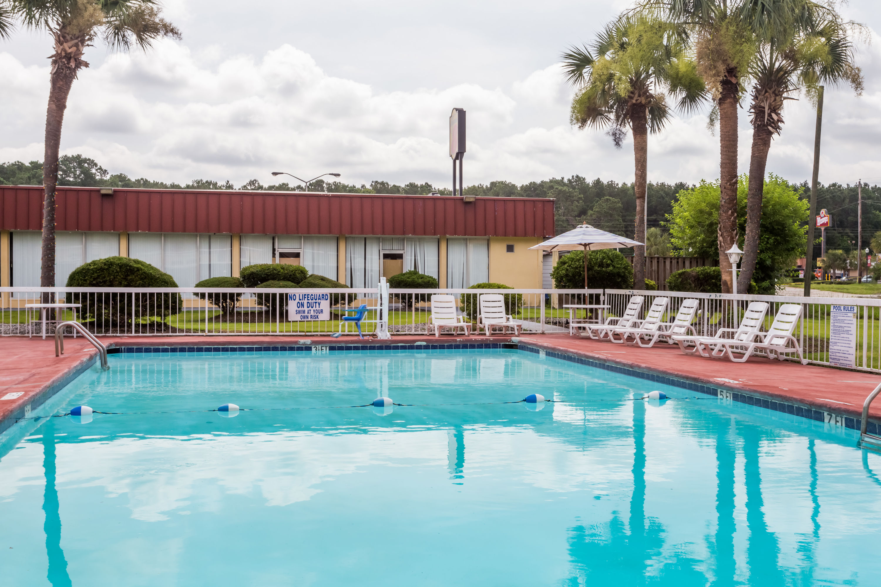 Pool at the Super 8 by Wyndham Hardeeville/Savannah North in Hardeeville, South Carolina