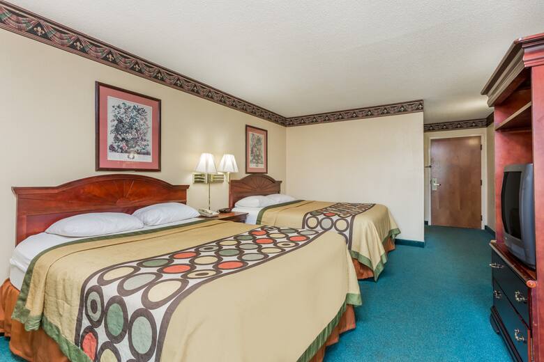Guest room at the Super 8 Piedmont Greenville Area in Piedmont, South Carolina