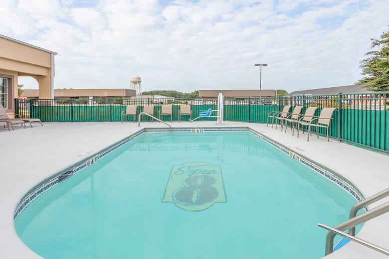 Pool at the Super 8 Santee in Santee, South Carolina