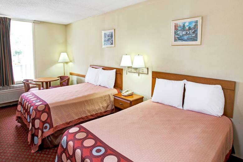 Guest room at the Super 8 Walterboro in Walterboro, South Carolina