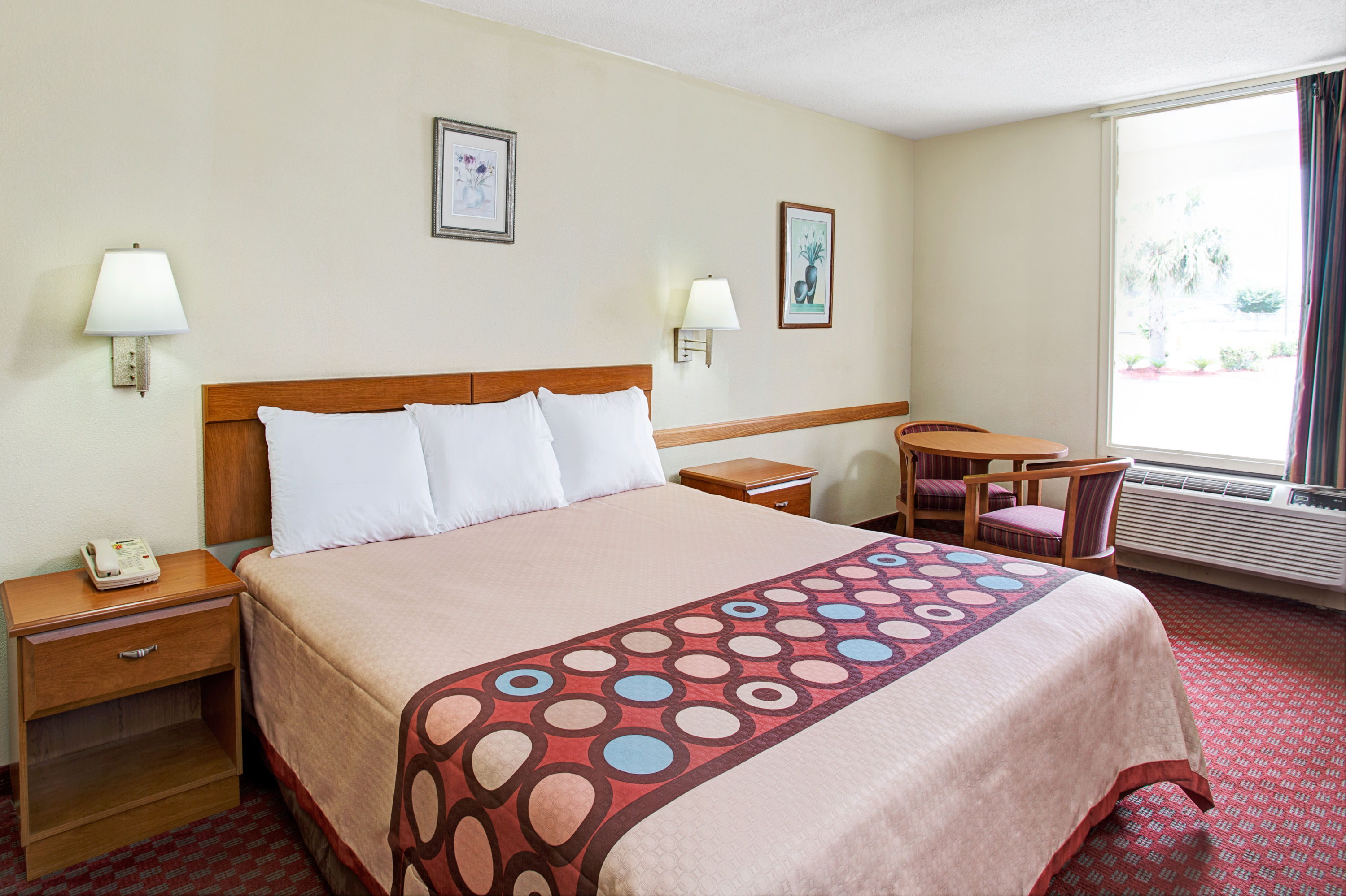 Guest room at the Super 8 by Wyndham Walterboro in Walterboro, South Carolina