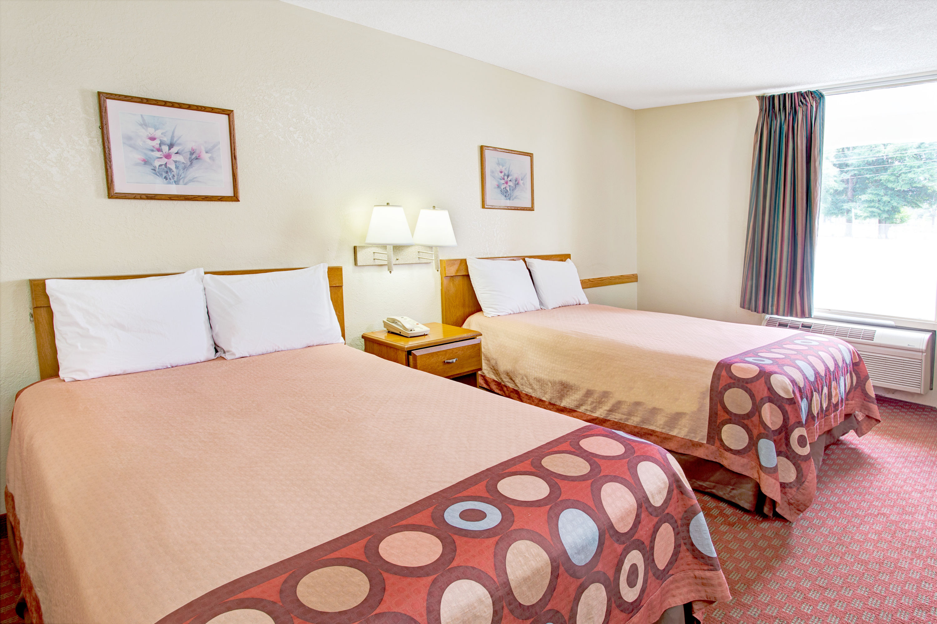 Guest room at the Super 8 by Wyndham Walterboro in Walterboro, South Carolina