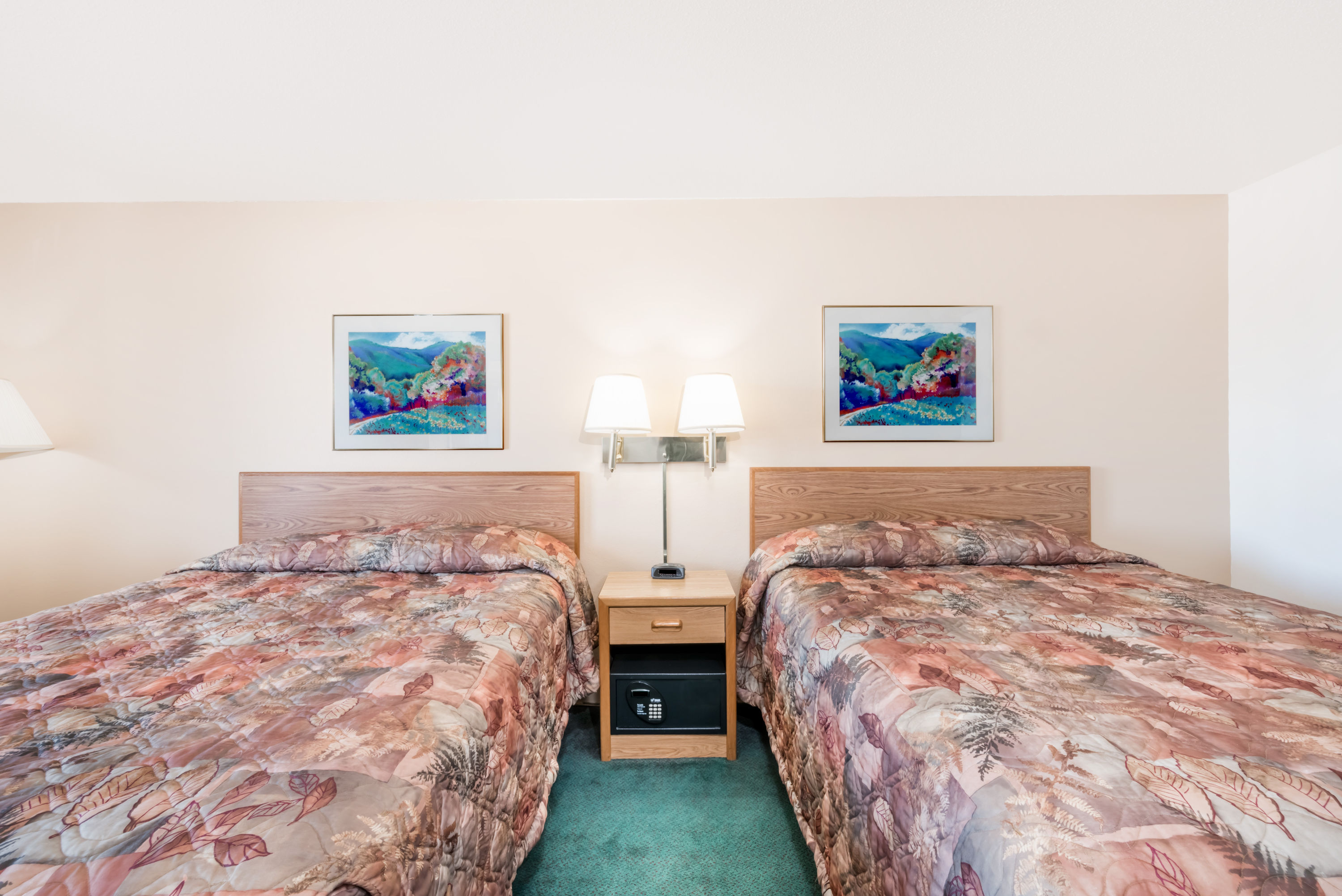 Guest room at the Super 8 by Wyndham Belle Fourche SD in Belle Fourche, South Dakota