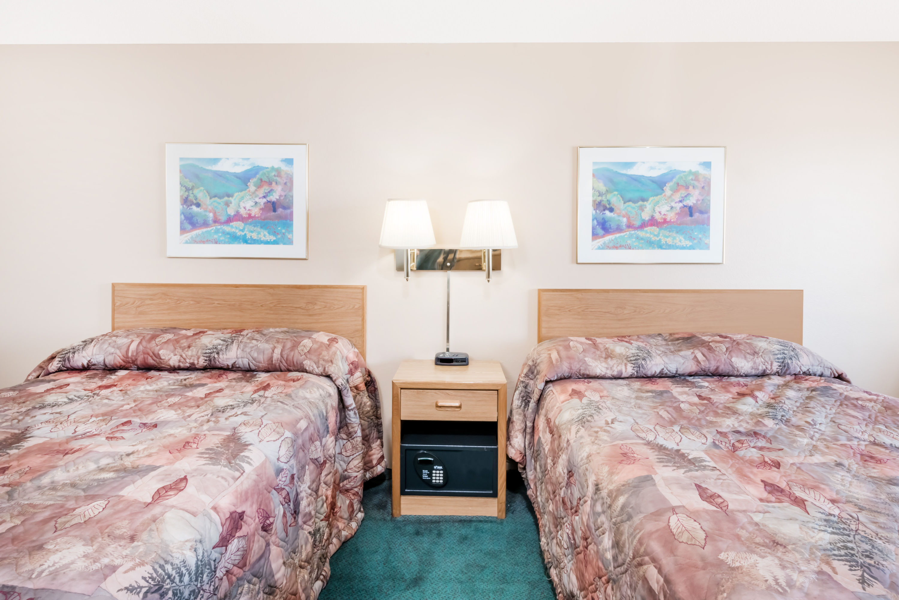 Guest room at the Super 8 by Wyndham Belle Fourche SD in Belle Fourche, South Dakota