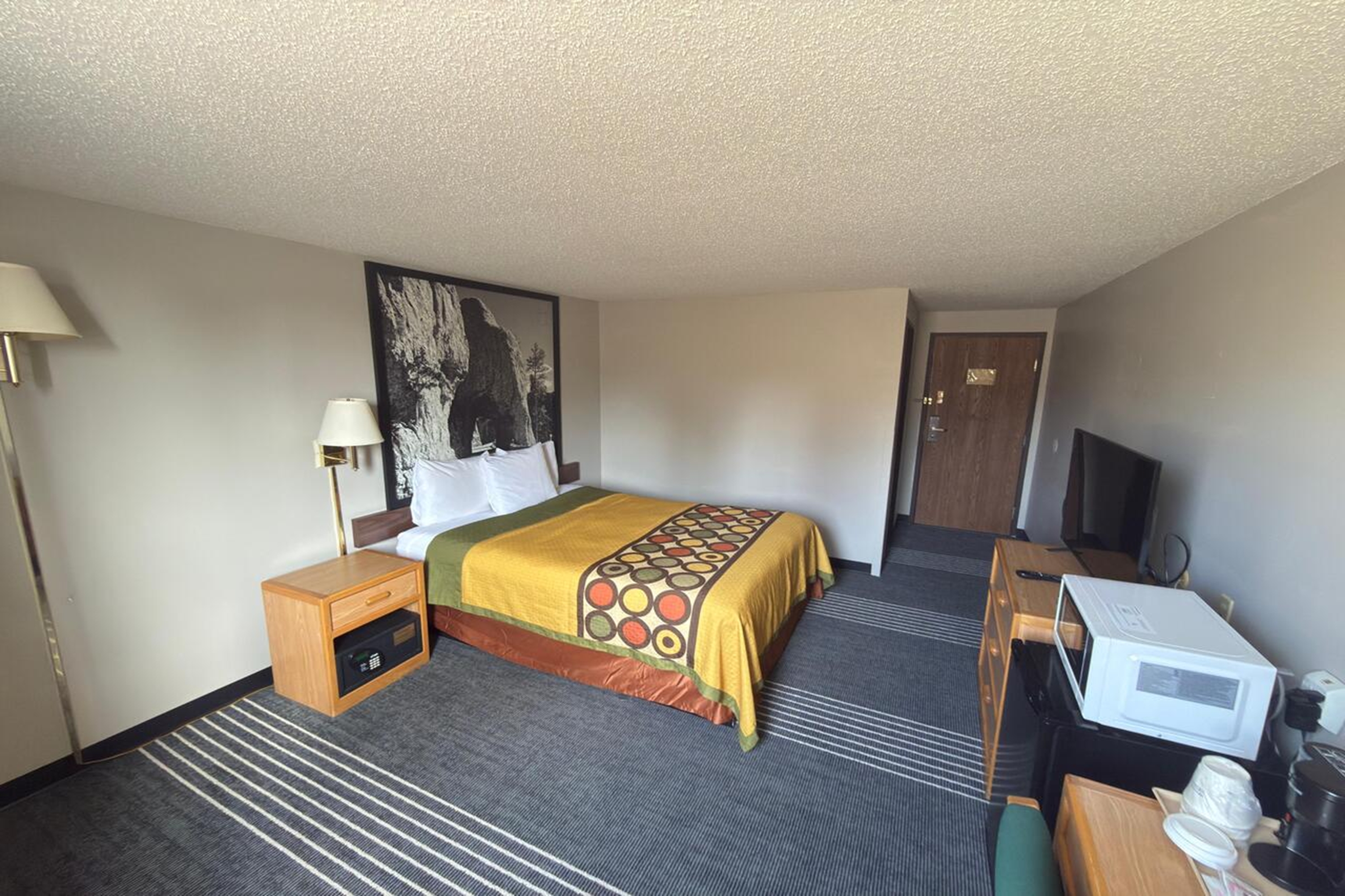 Guest room at the Super 8 by Wyndham Belle Fourche SD in Belle Fourche, South Dakota